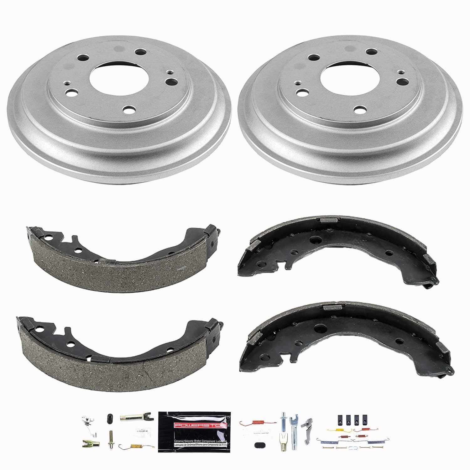 Power Stop - KOE15398DK - Rear - Drum Brake Shoe and Drum Kit