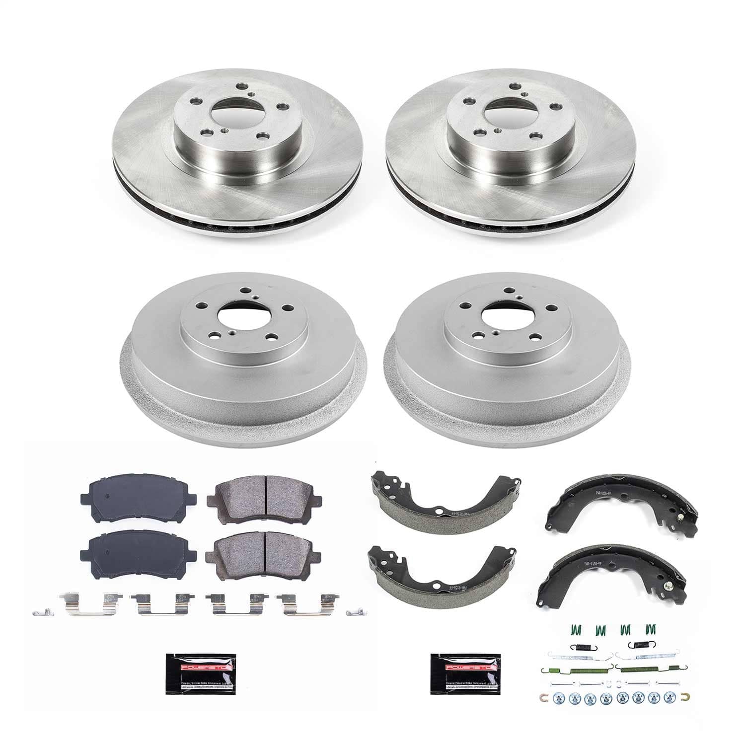 Power Stop - KOE15468DK - Complete Vehicle Disc/Drum Brake Kit