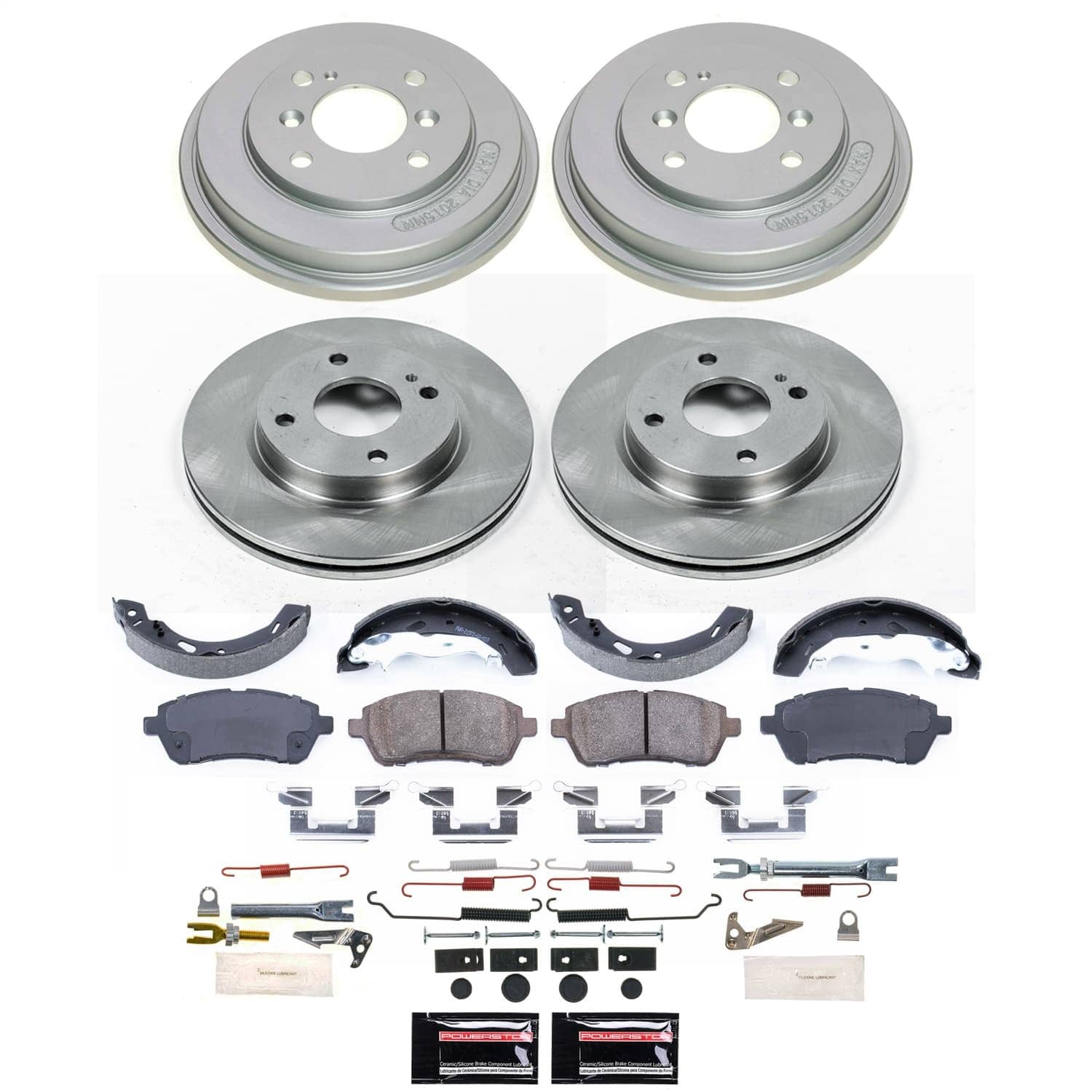 Power Stop - KOE15486DK - Complete Vehicle Disc/Drum Brake Kit