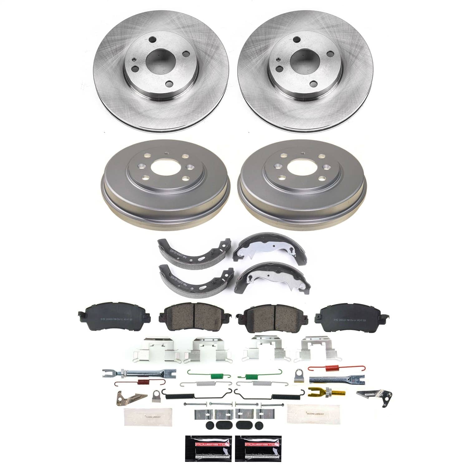 Power Stop - KOE15498DK - Complete Vehicle Disc/Drum Brake Kit