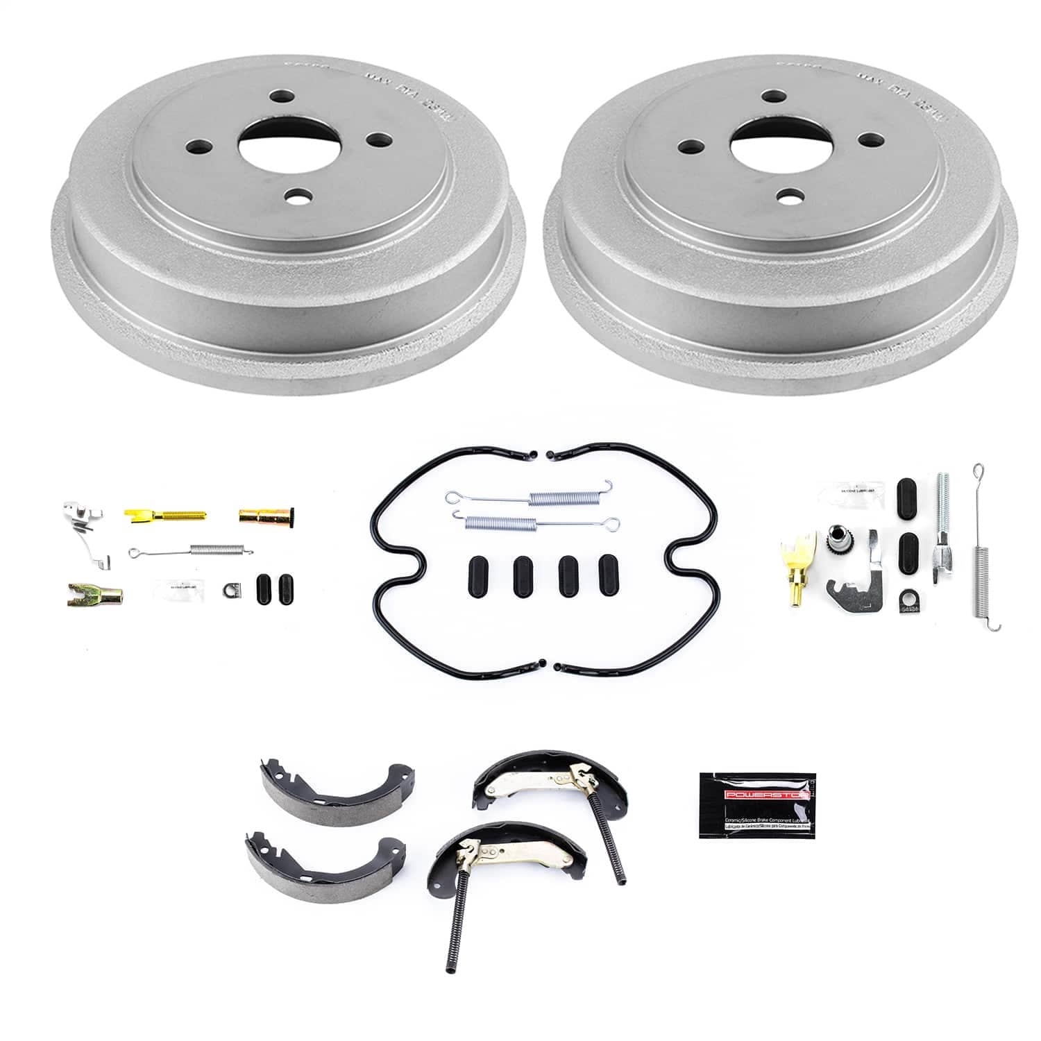Power Stop - KOE15509DK - Rear - Drum Brake Shoe and Drum Kit