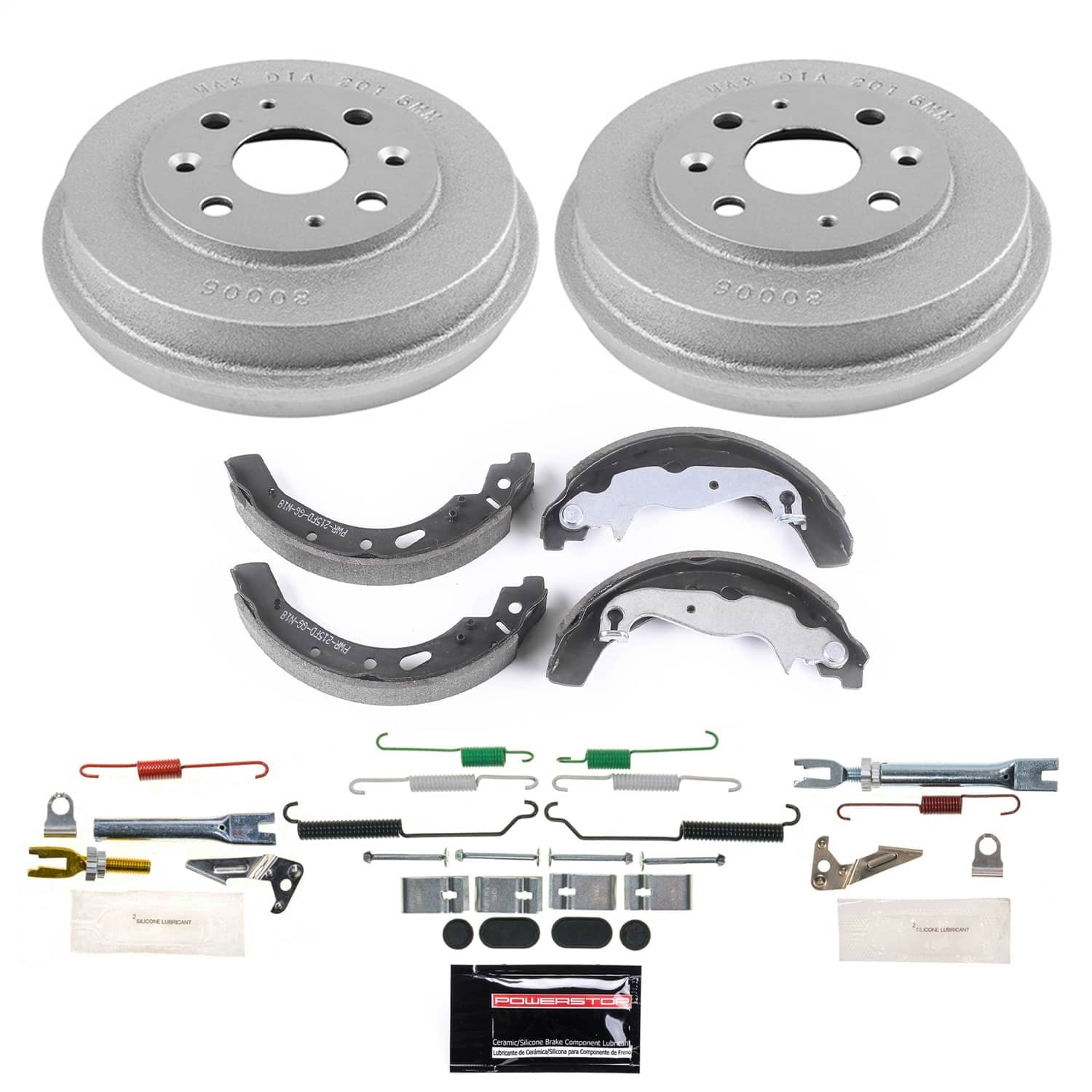 Power Stop - KOE15514DK - Rear - Drum Brake Shoe and Drum Kit
