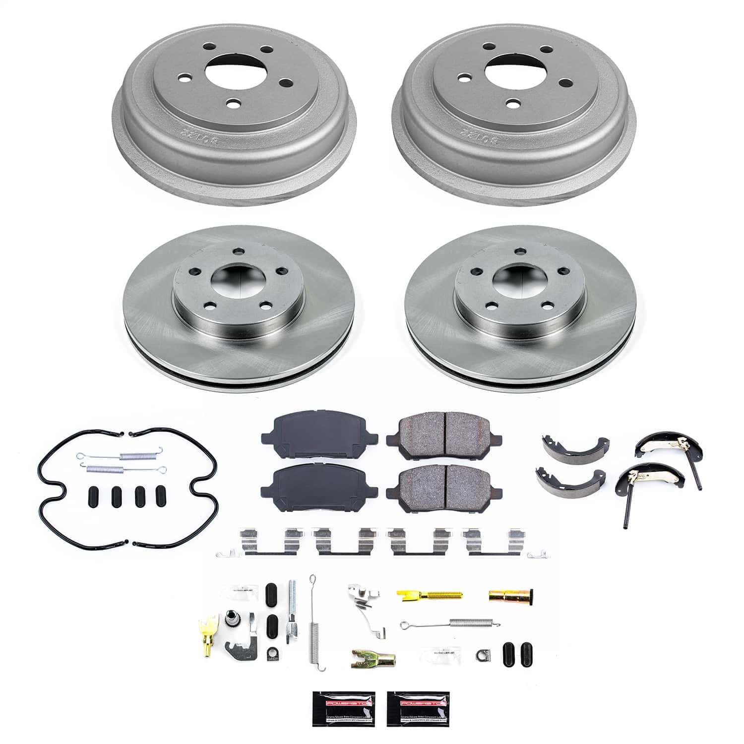 Power Stop - KOE15521DK - Complete Vehicle Disc/Drum Brake Kit
