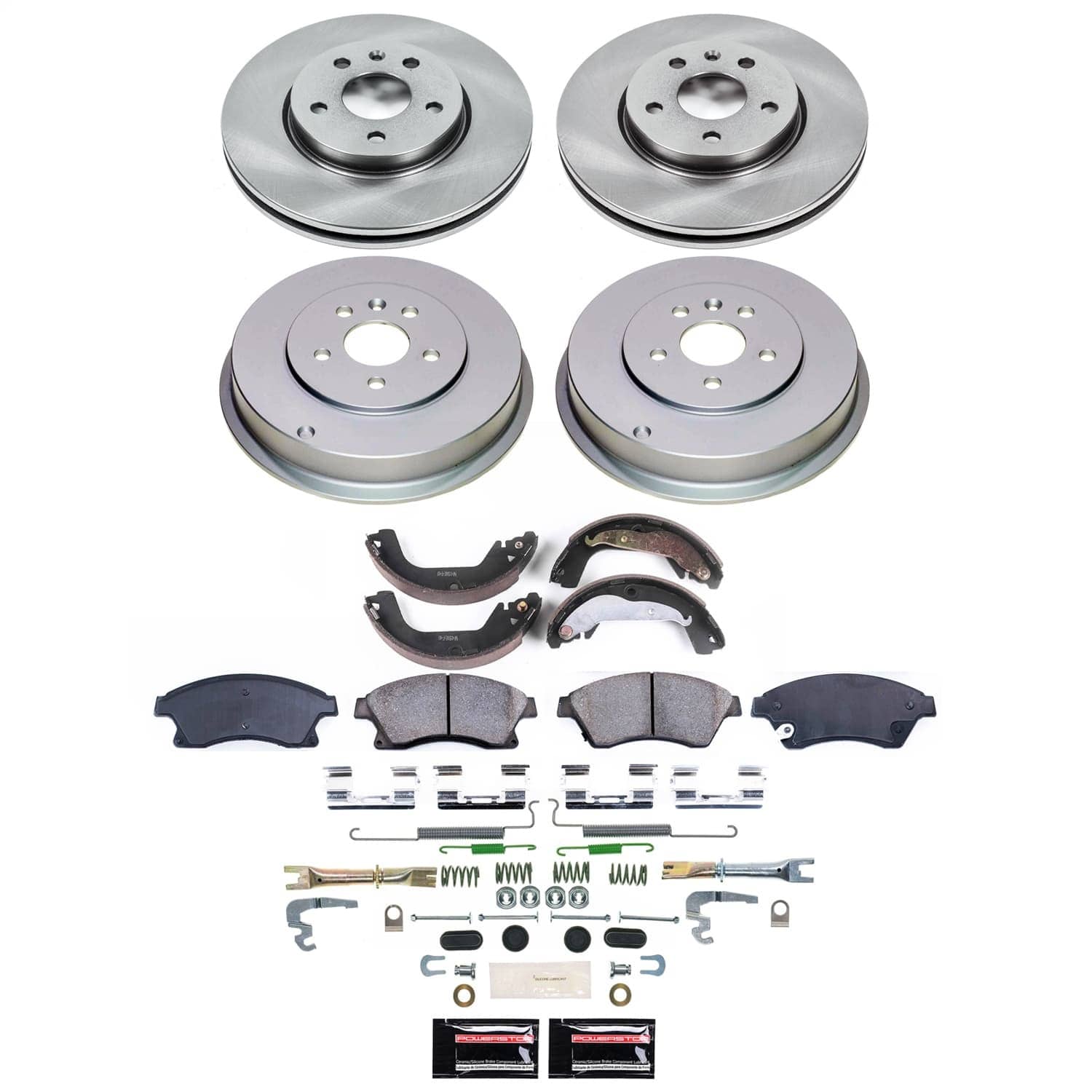 Power Stop - KOE15522DK - Complete Vehicle Disc/Drum Brake Kit