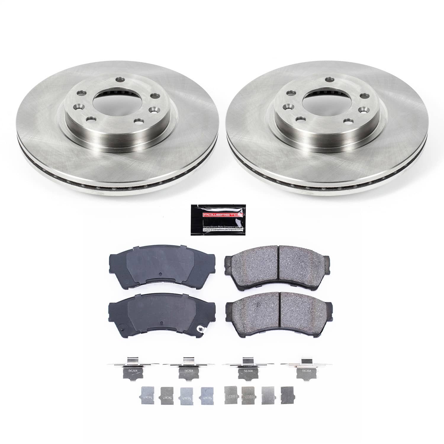 Power Stop - KOE199 - Front - Disc Brake Pad and Rotor Kit