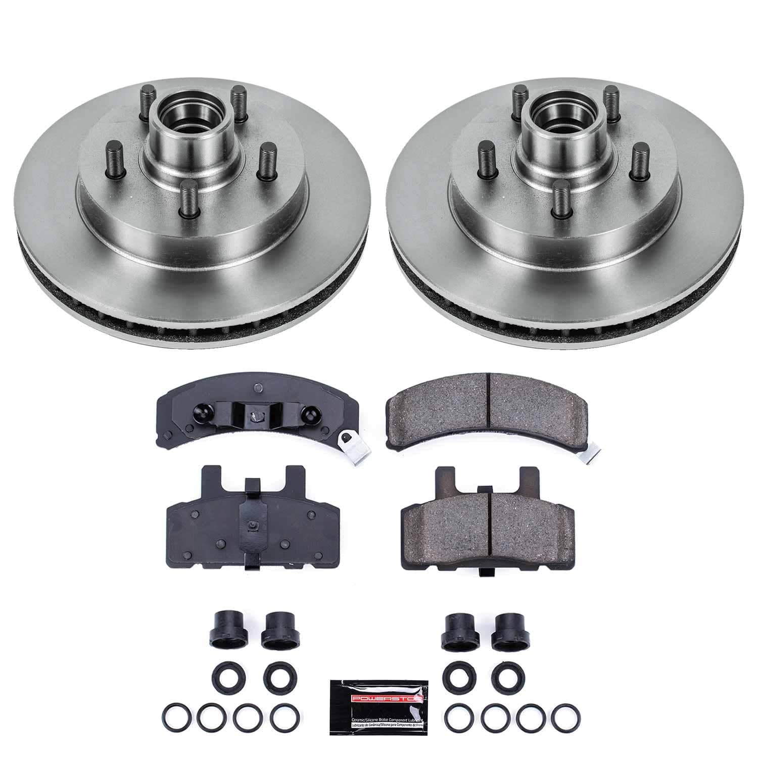 Power Stop - KOE1990 - Front - Disc Brake Pad and Rotor Kit