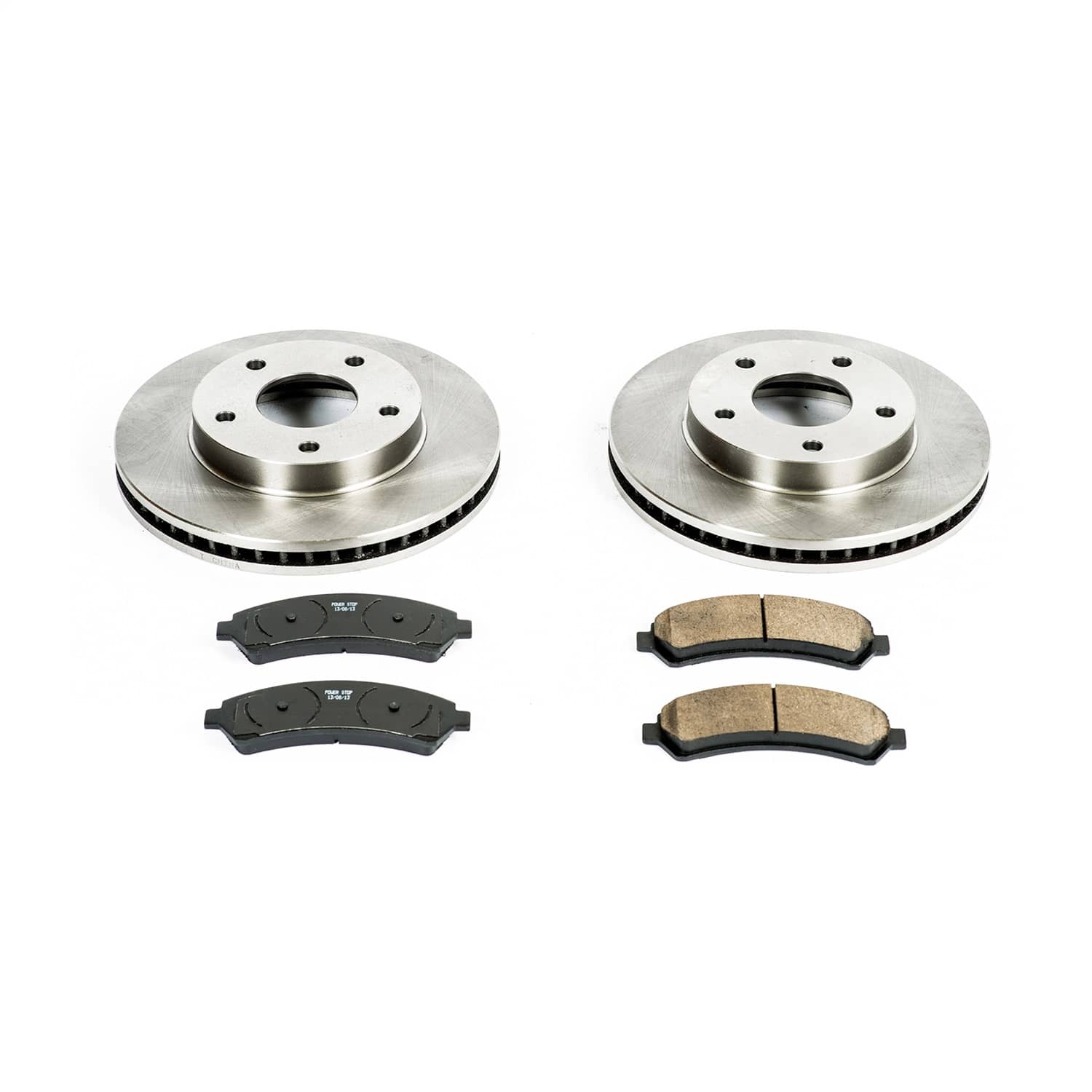 Power Stop - KOE2004 - Front - Disc Brake Pad and Rotor Kit