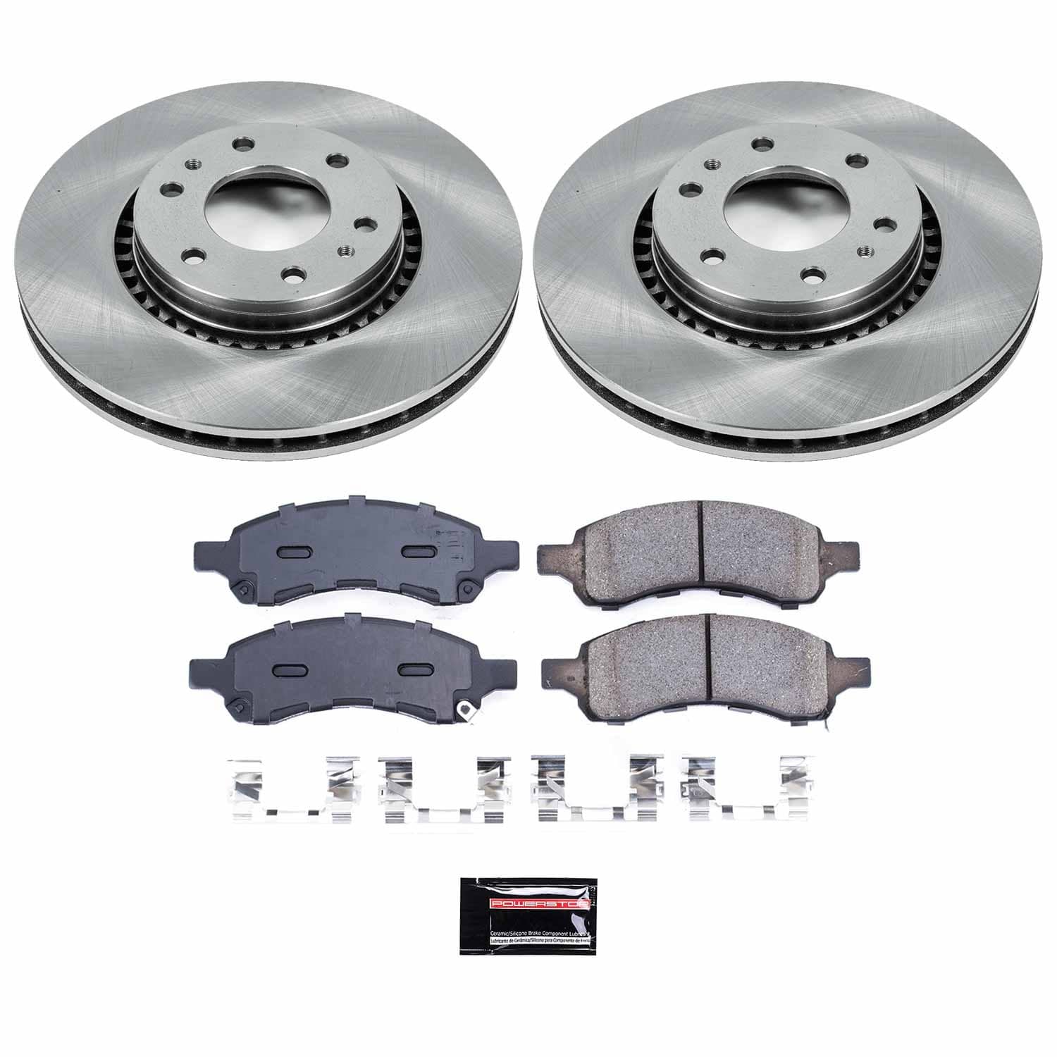 Power Stop - KOE2059 - Front - Disc Brake Pad and Rotor Kit