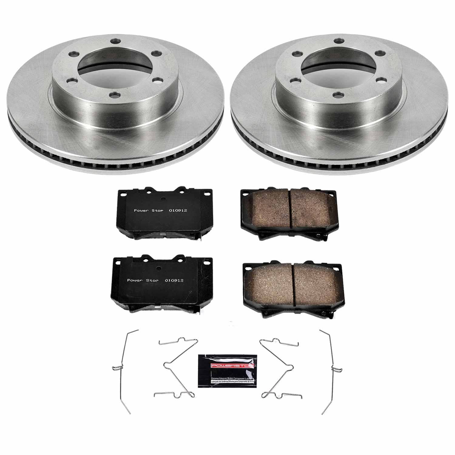 Power Stop - KOE2323 - Front - Disc Brake Pad and Rotor Kit