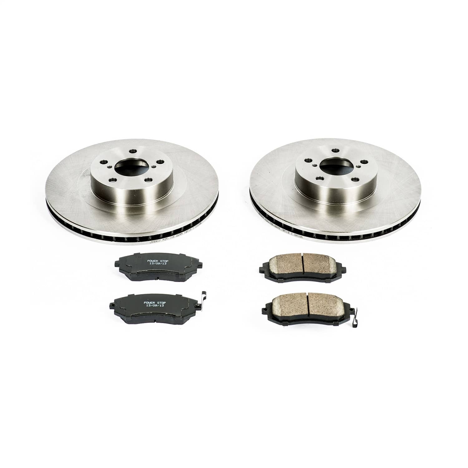Power Stop - KOE2373 - Front - Disc Brake Pad and Rotor Kit