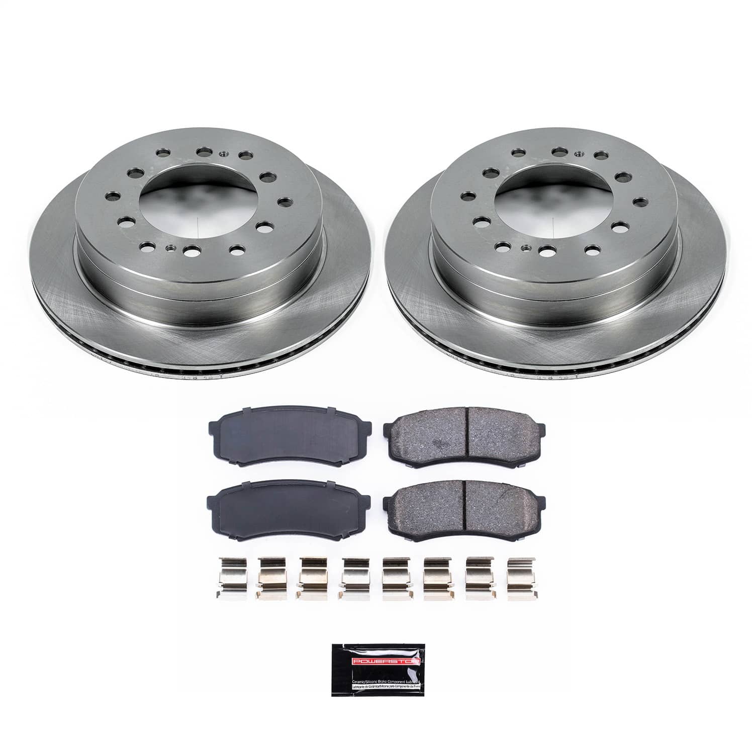 Power Stop - KOE2405 - Rear - Disc Brake Pad and Rotor Kit