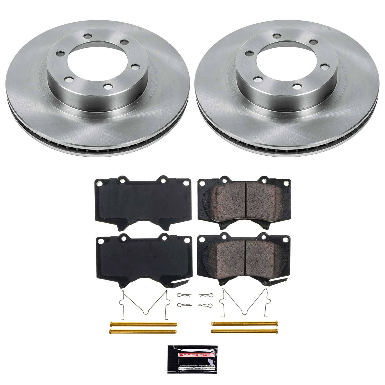 Power Stop - KOE2421 - Front - Disc Brake Pad and Rotor Kit