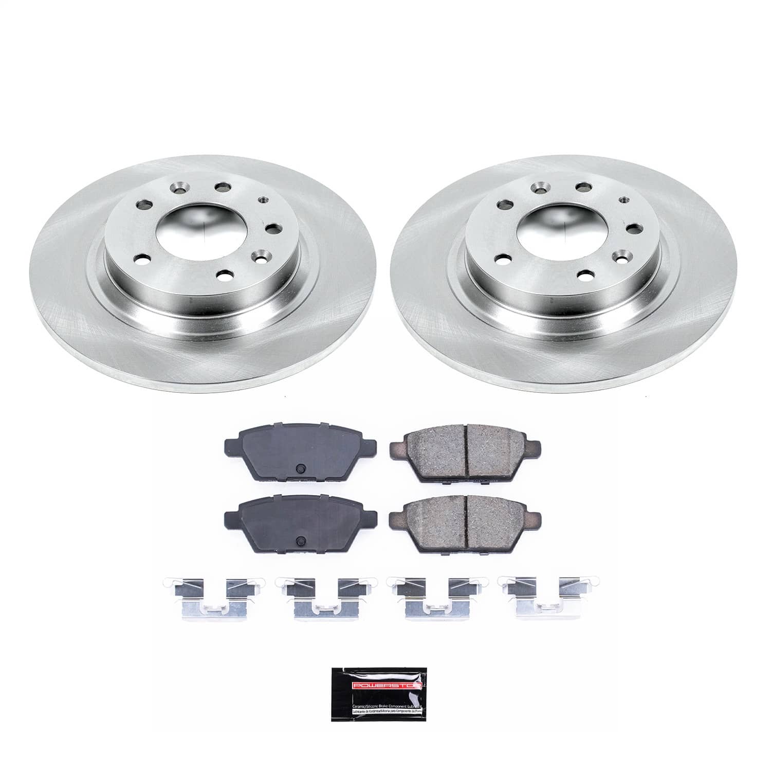 Power Stop - KOE2450 - Rear - Disc Brake Pad and Rotor Kit