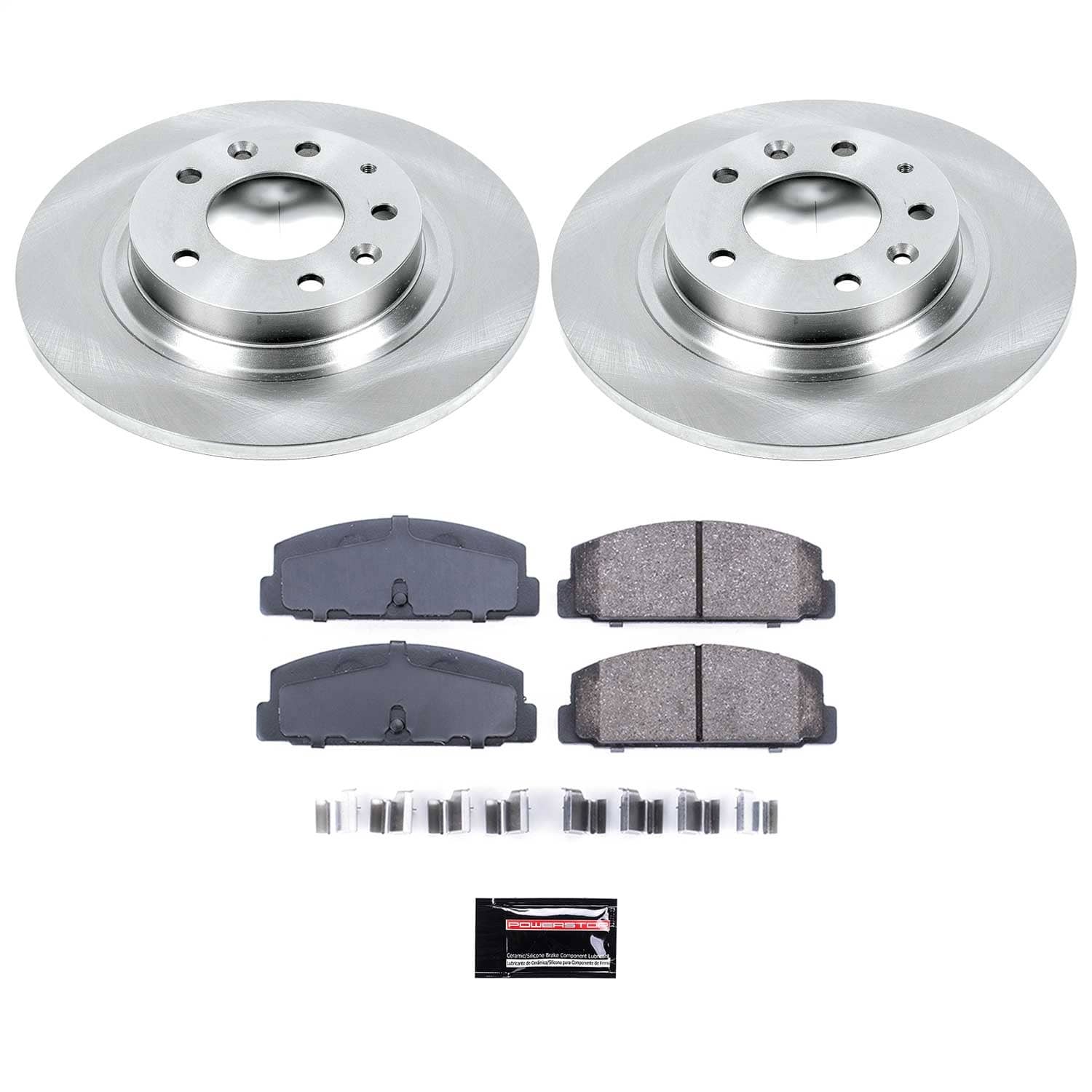 Power Stop - KOE2452 - Rear - Disc Brake Pad and Rotor Kit