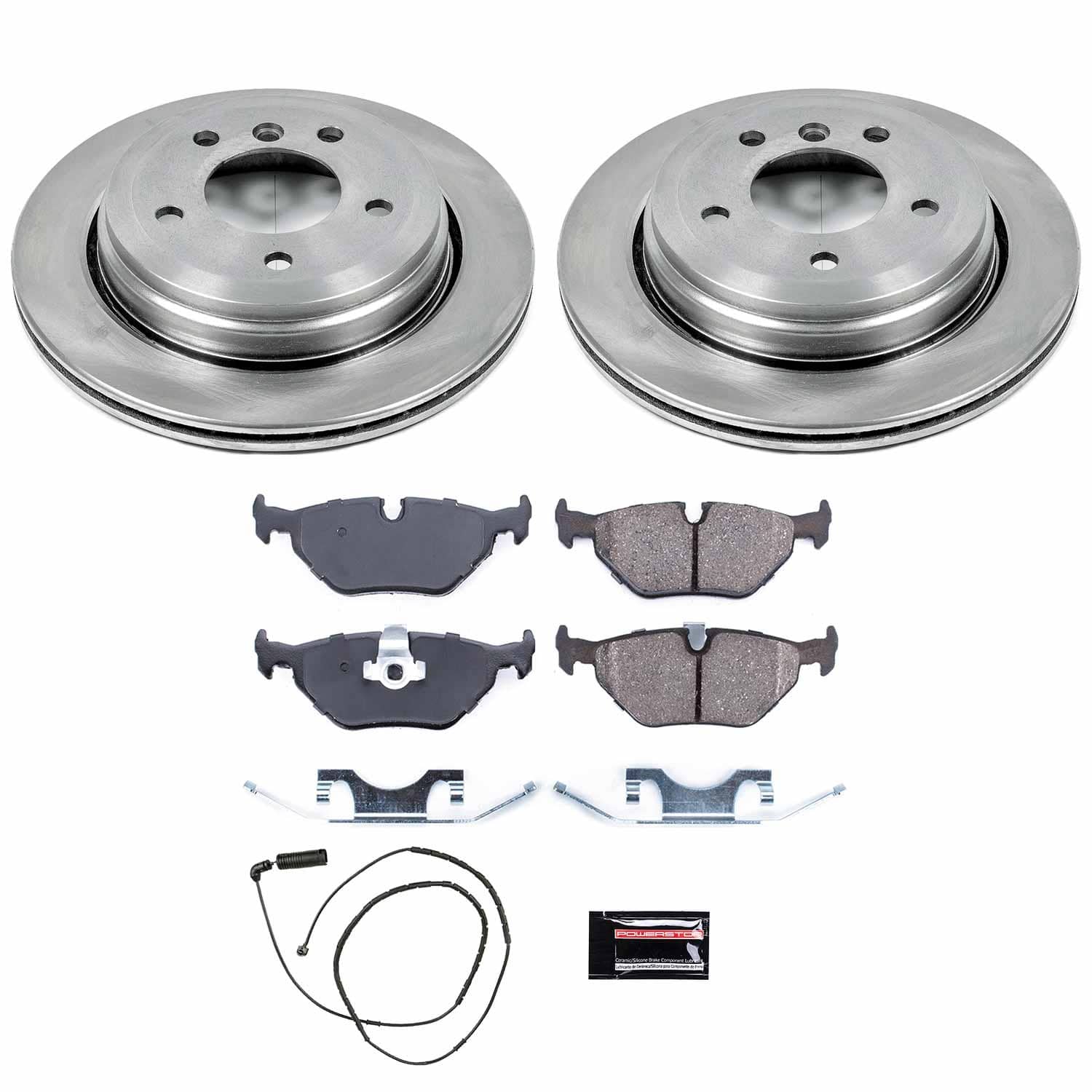 Power Stop - KOE2970 - Rear - Disc Brake Pad and Rotor Kit