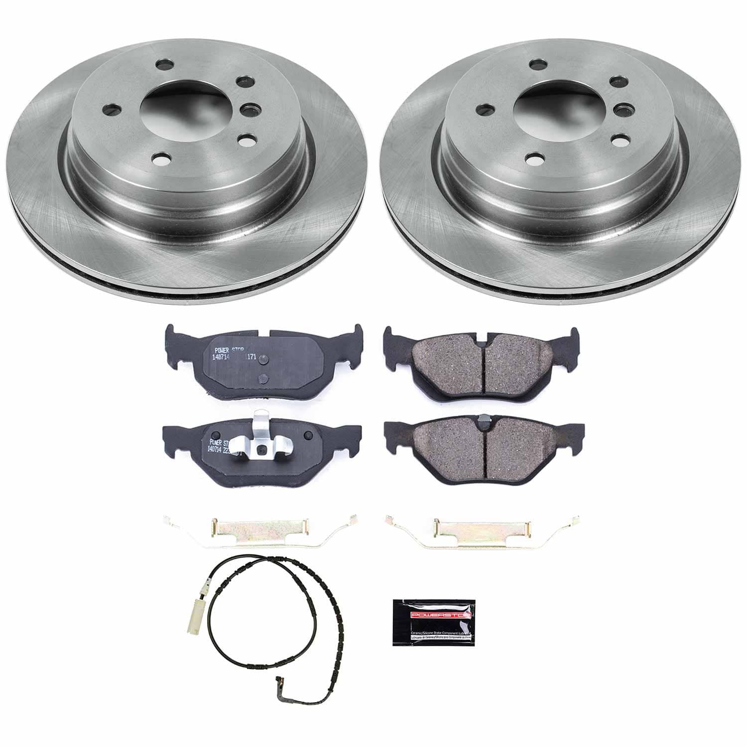 Power Stop - KOE3001 - Rear - Disc Brake Pad and Rotor Kit