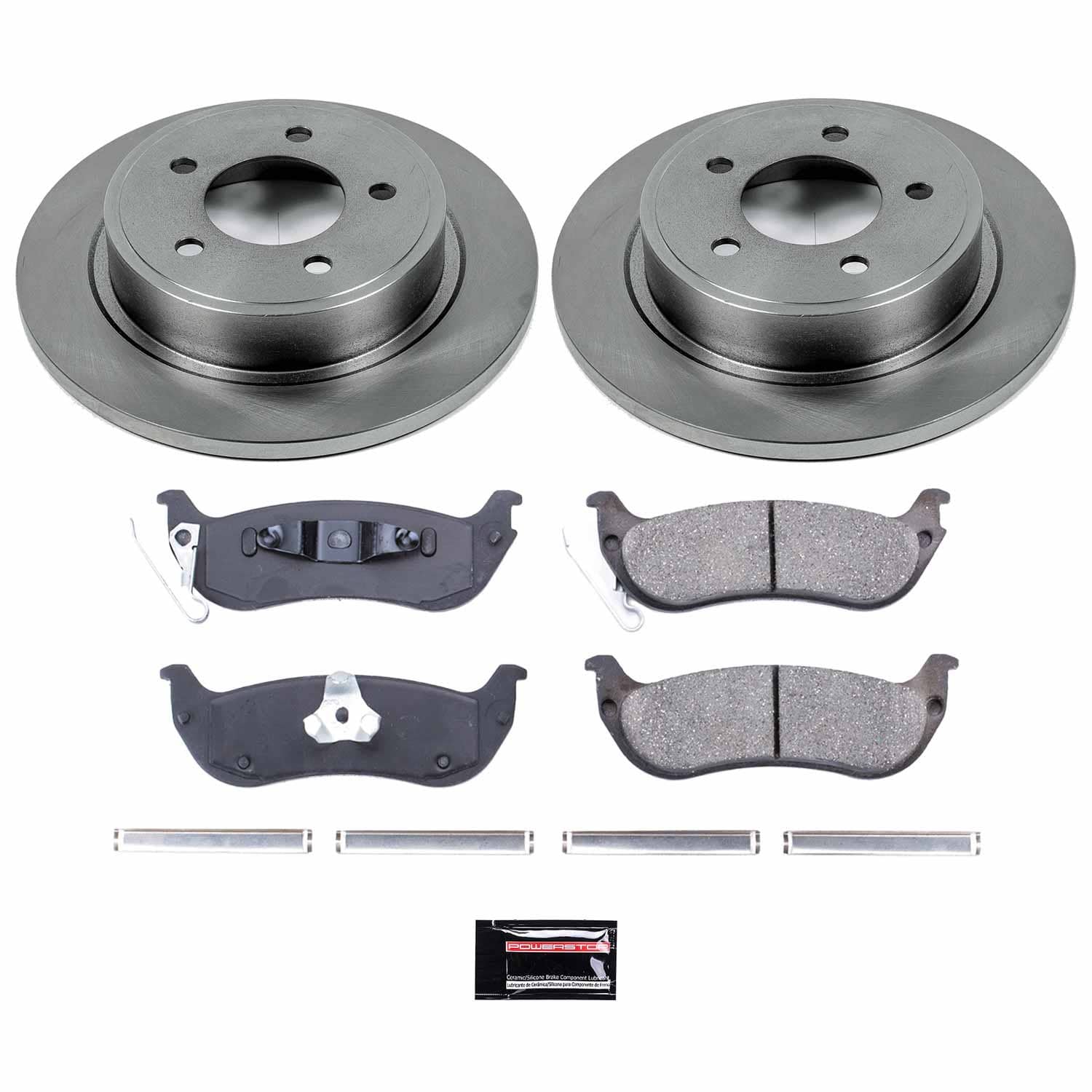 Power Stop - KOE3020 - Rear - Disc Brake Pad and Rotor Kit