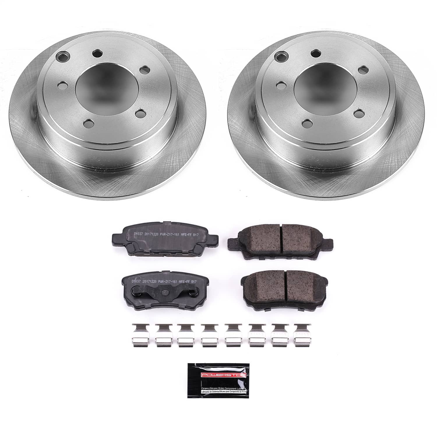 Power Stop - KOE3033 - Rear - Disc Brake Pad and Rotor Kit
