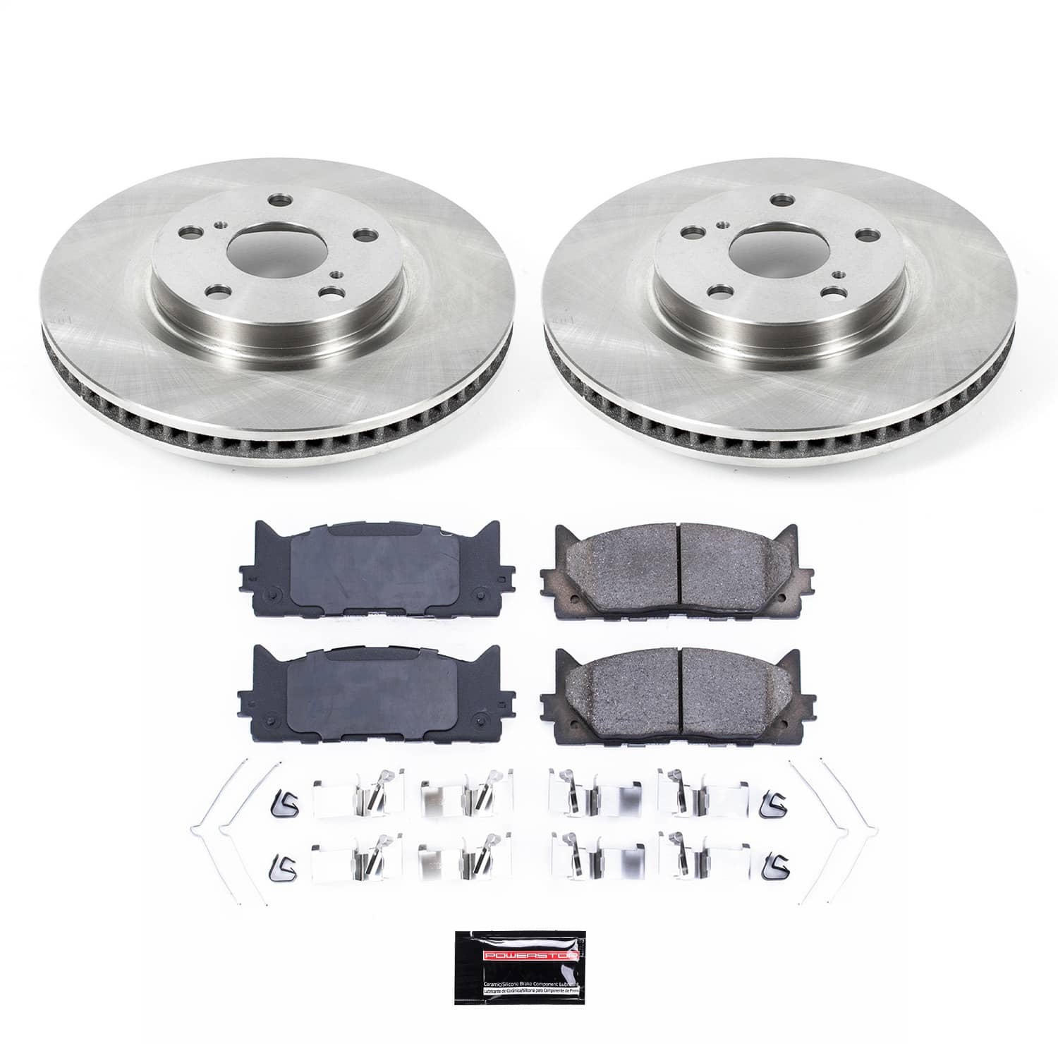 Power Stop - KOE3053 - Front - Disc Brake Pad and Rotor Kit