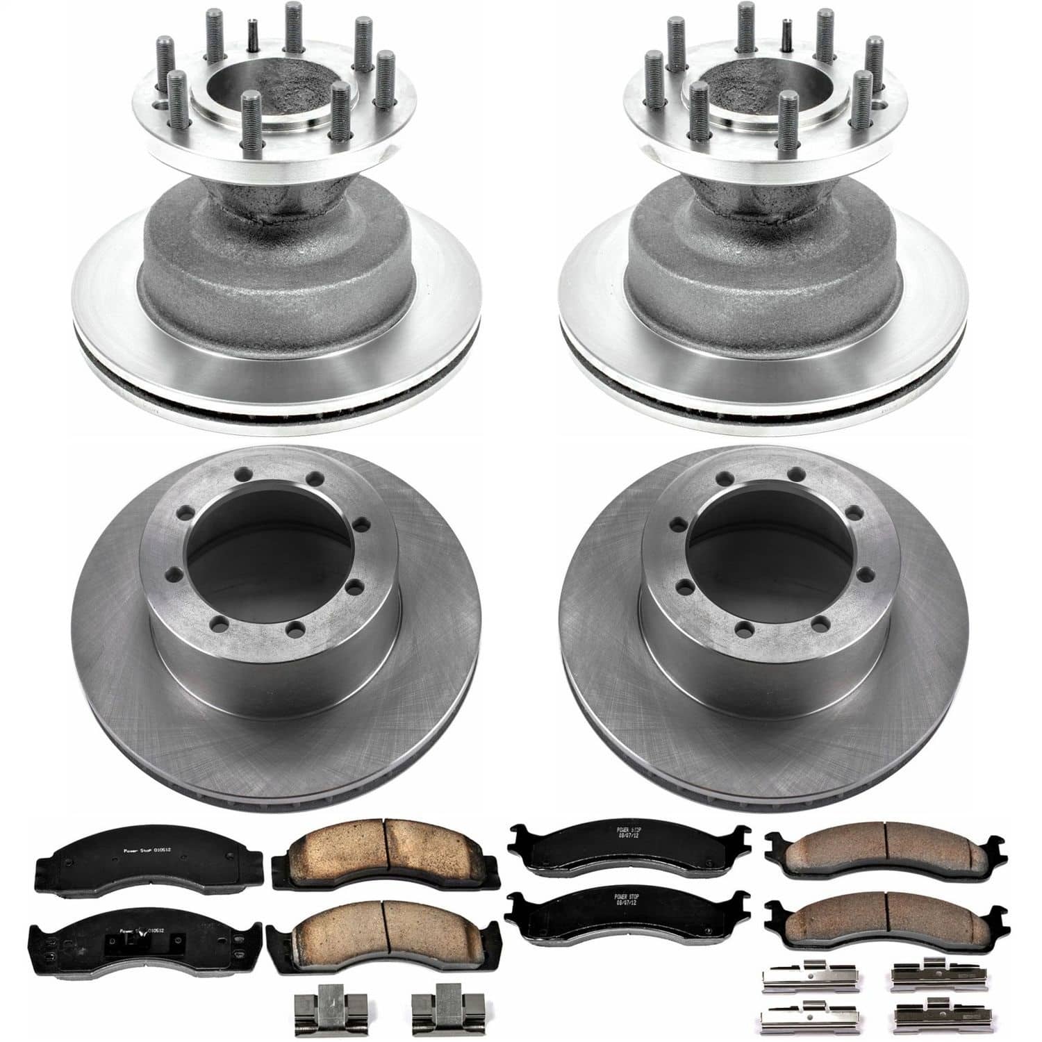 Power Stop - KOE4233 - Front and Rear - Disc Brake Pad and Rotor Kit