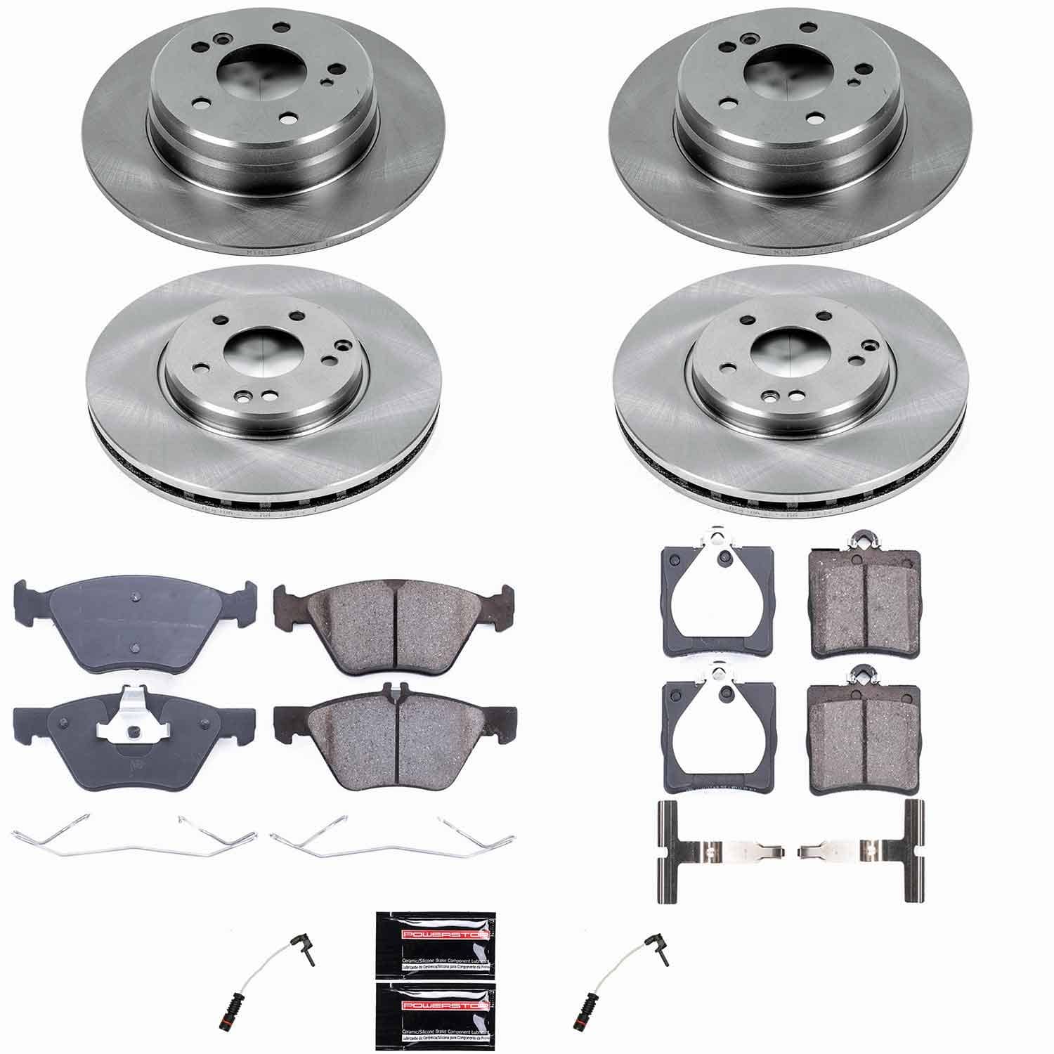 Power Stop - KOE4420 - Front and Rear - Disc Brake Pad and Rotor Kit