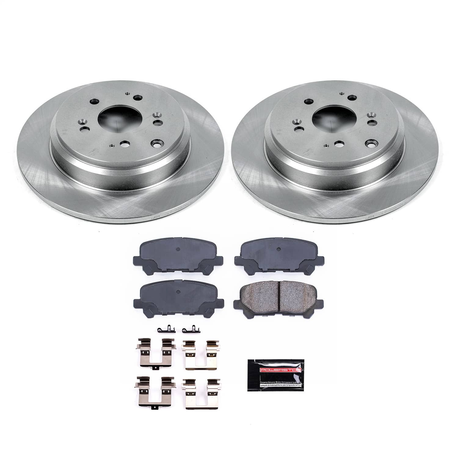 Power Stop - KOE4685 - Rear - Disc Brake Pad and Rotor Kit