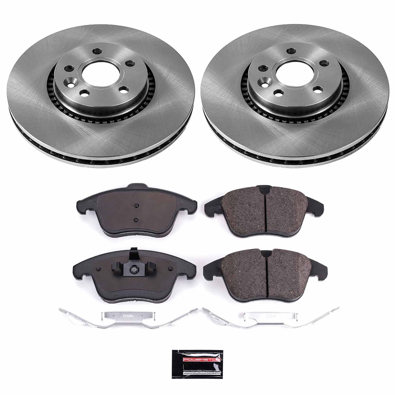 Power Stop - KOE4701 - Front - Disc Brake Pad and Rotor Kit