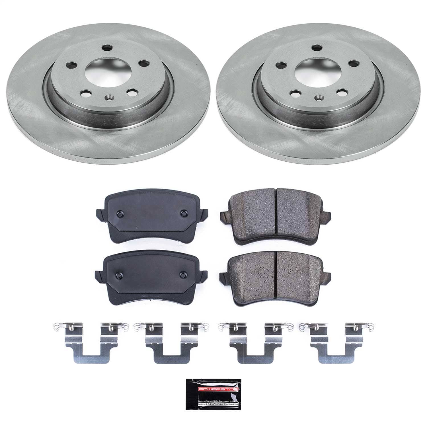 Power Stop - KOE4745 - Rear - Disc Brake Pad and Rotor Kit