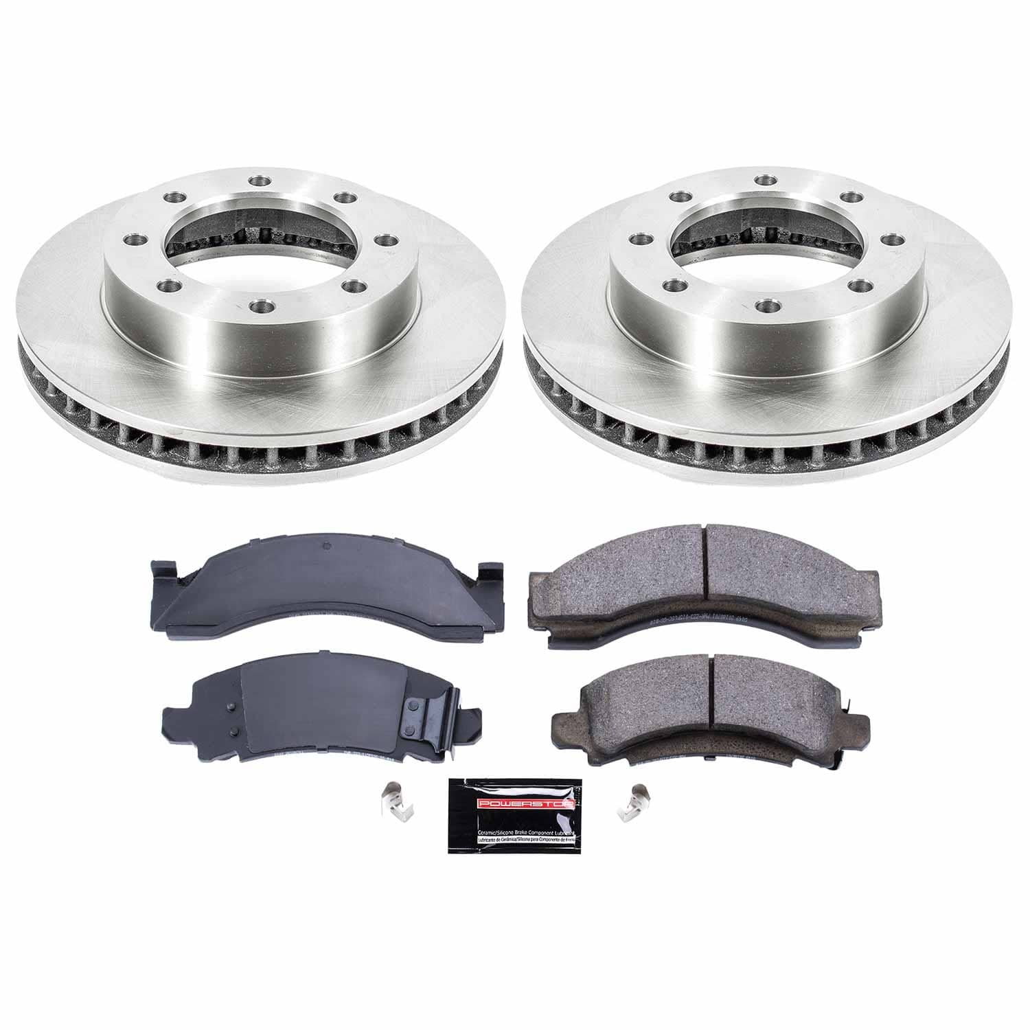 Power Stop - KOE4753 - Front - Disc Brake Pad and Rotor Kit
