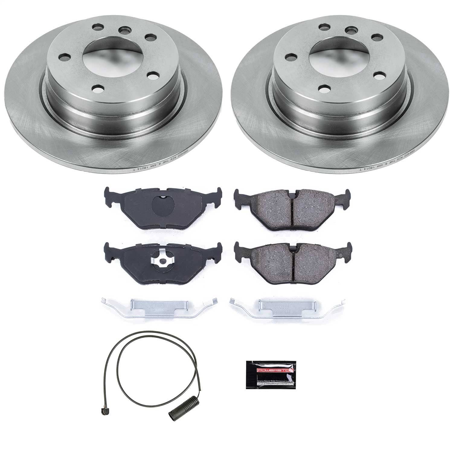 Power Stop - KOE502 - Rear - Disc Brake Pad and Rotor Kit