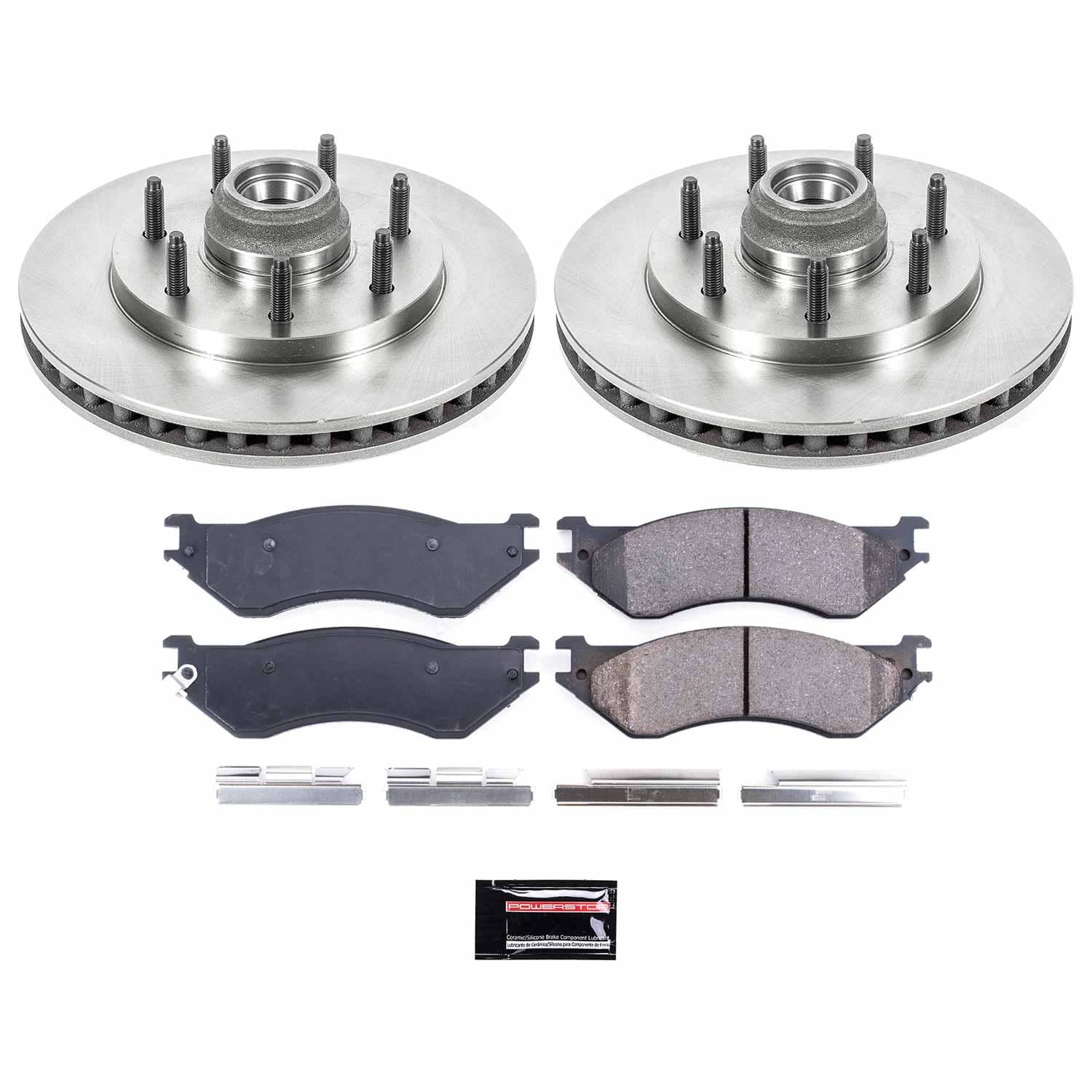 Power Stop - KOE5138 - Front - Disc Brake Pad and Rotor Kit