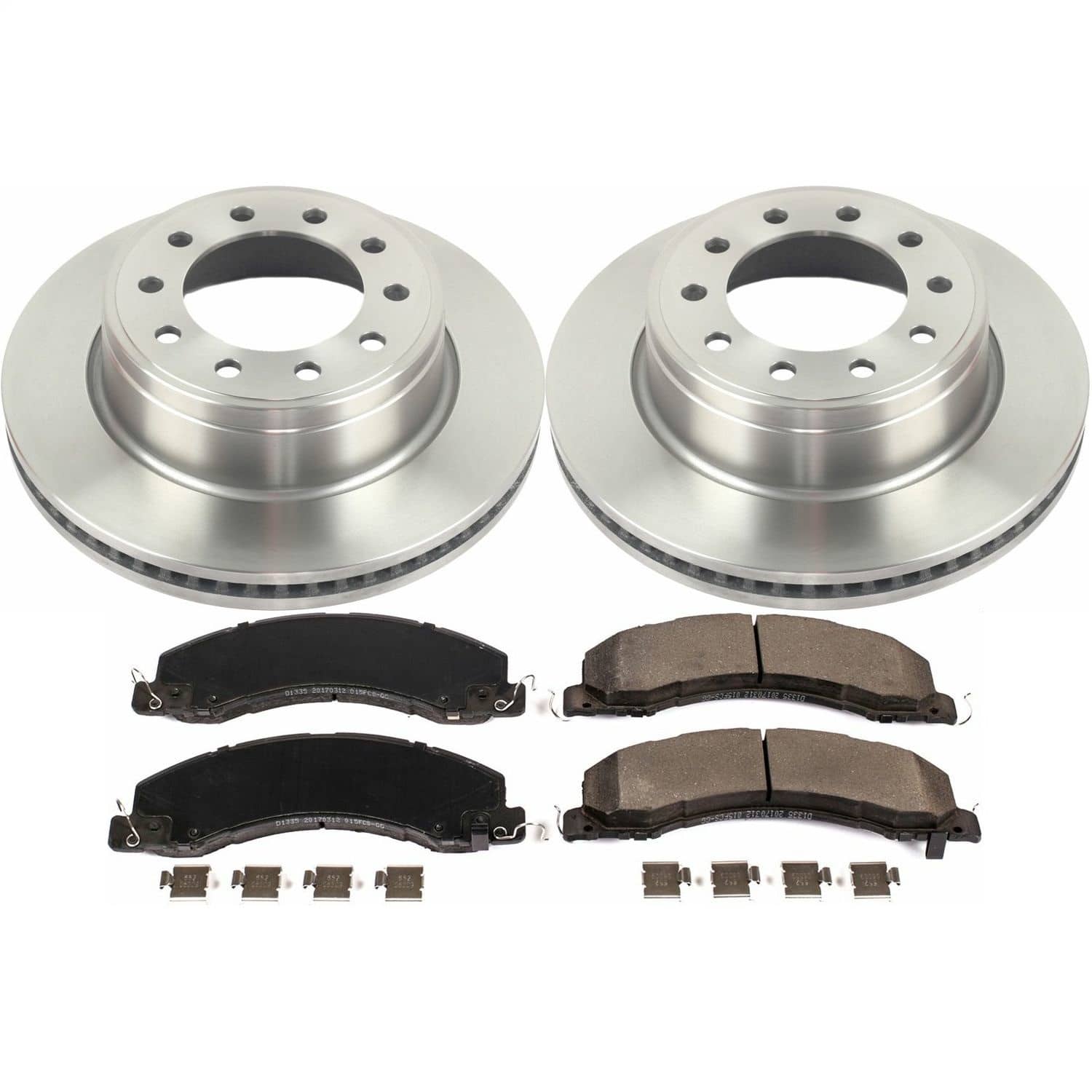 Power Stop - KOE5567 - Front - Disc Brake Pad and Rotor Kit