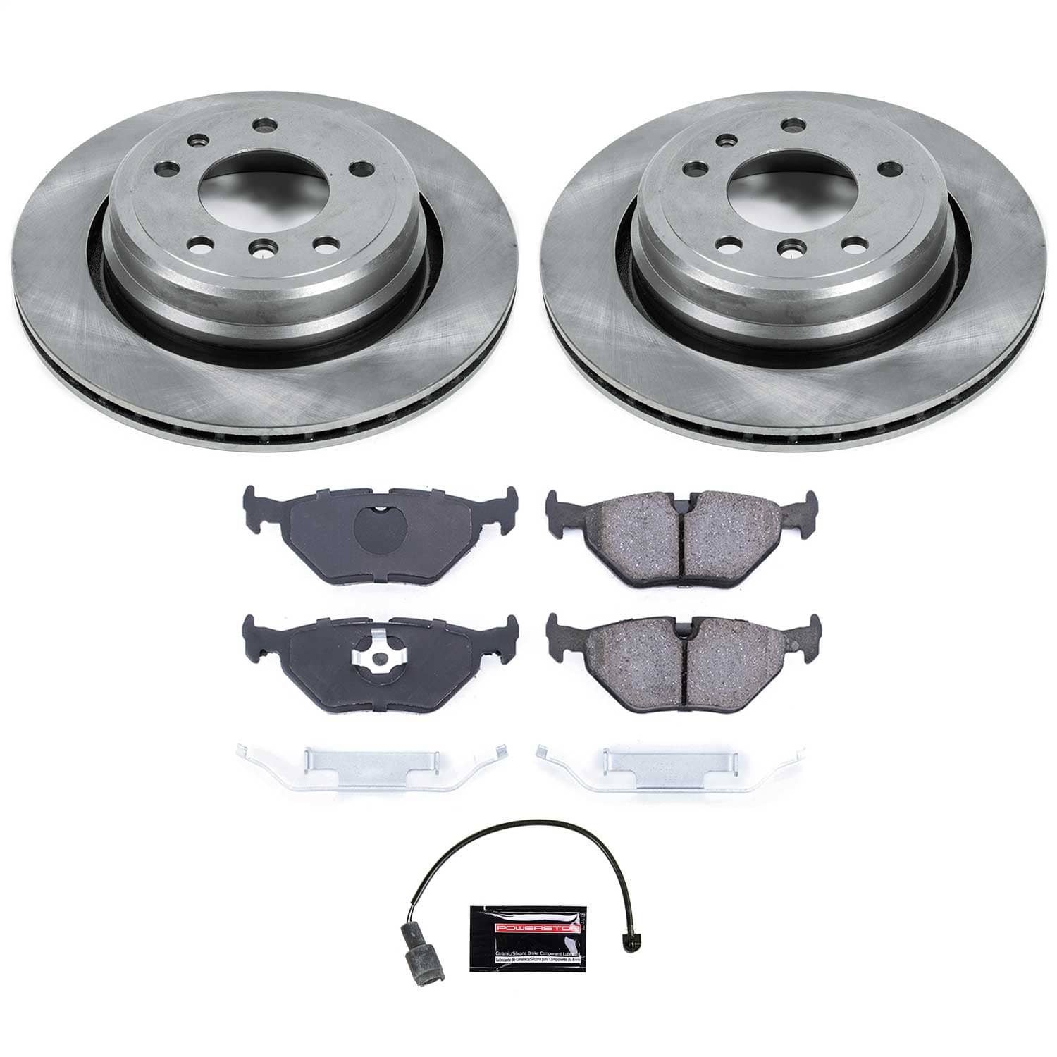 Power Stop - KOE557 - Rear - Disc Brake Pad and Rotor Kit