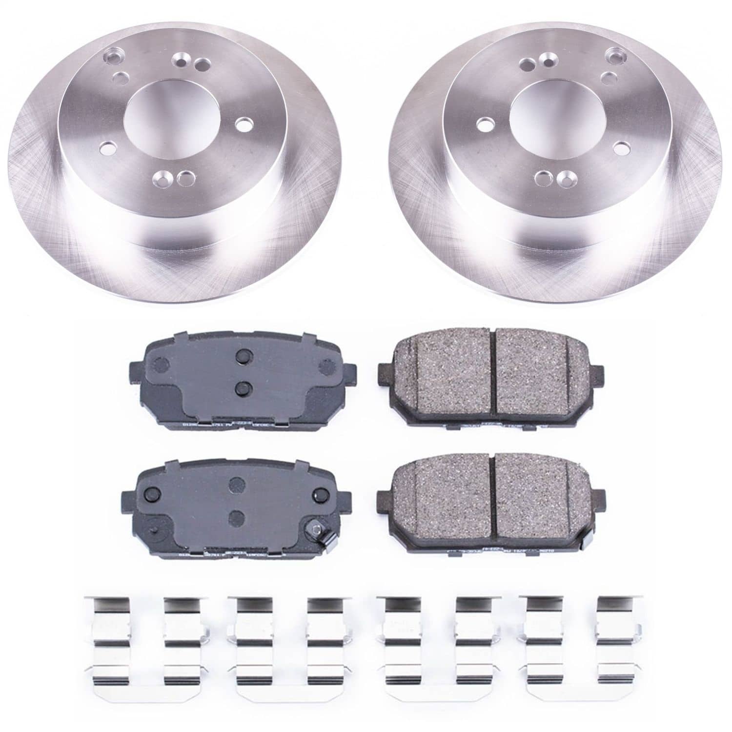 Power Stop - KOE5853 - Rear - Disc Brake Pad and Rotor Kit