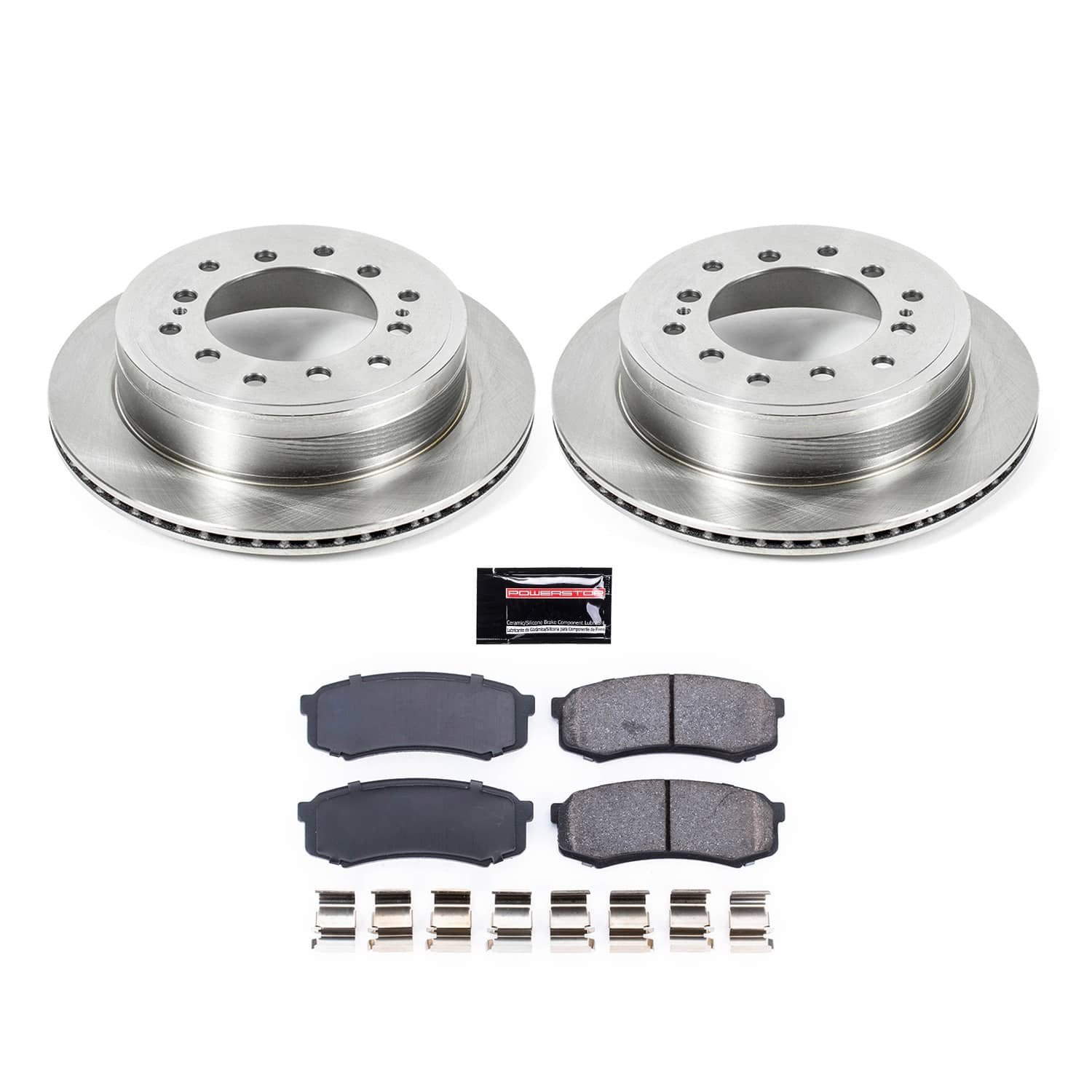 Power Stop - KOE5875 - Rear - Disc Brake Pad and Rotor Kit