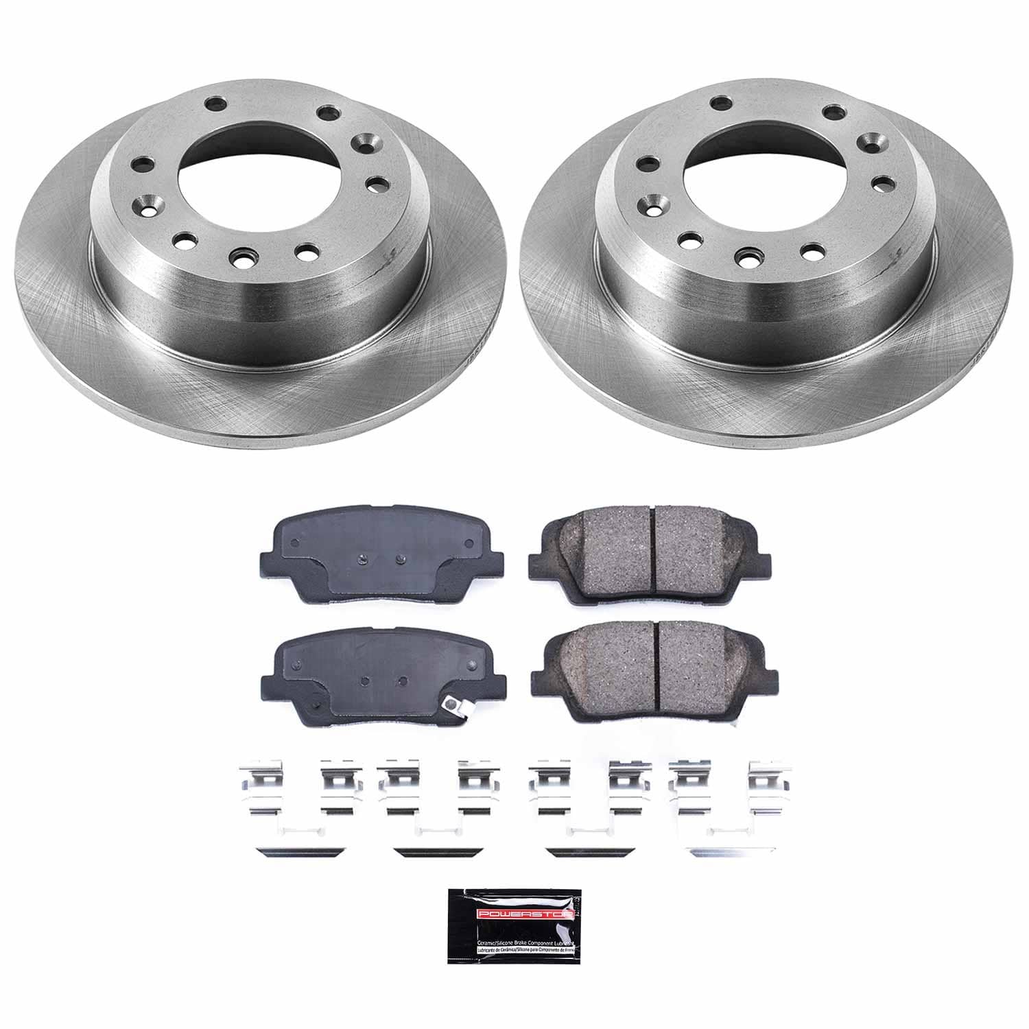 Power Stop - KOE5906 - Rear - Disc Brake Pad and Rotor Kit