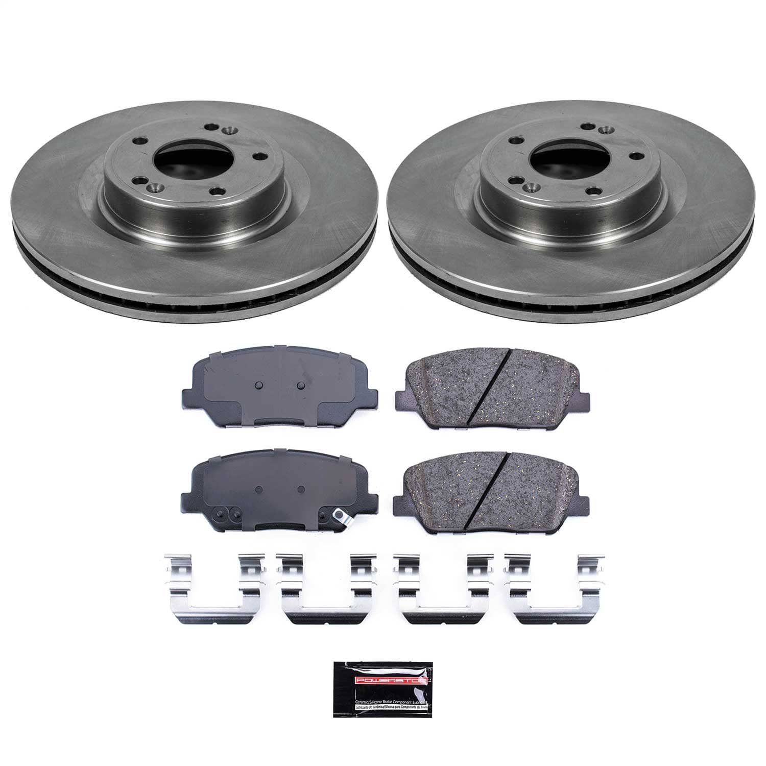 Power Stop - KOE6169 - Front - Disc Brake Pad and Rotor Kit