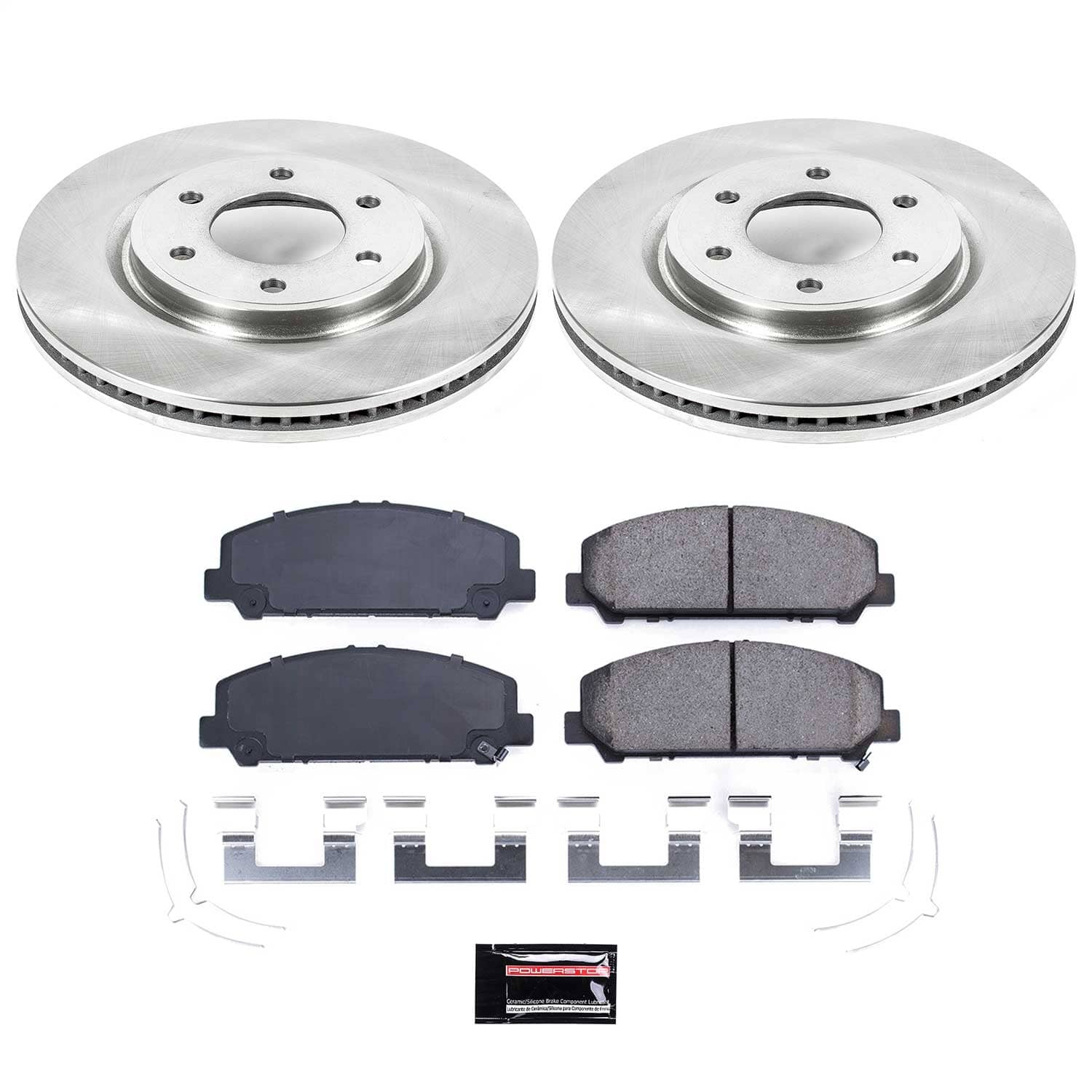 Power Stop - KOE6321 - Front - Disc Brake Pad and Rotor Kit