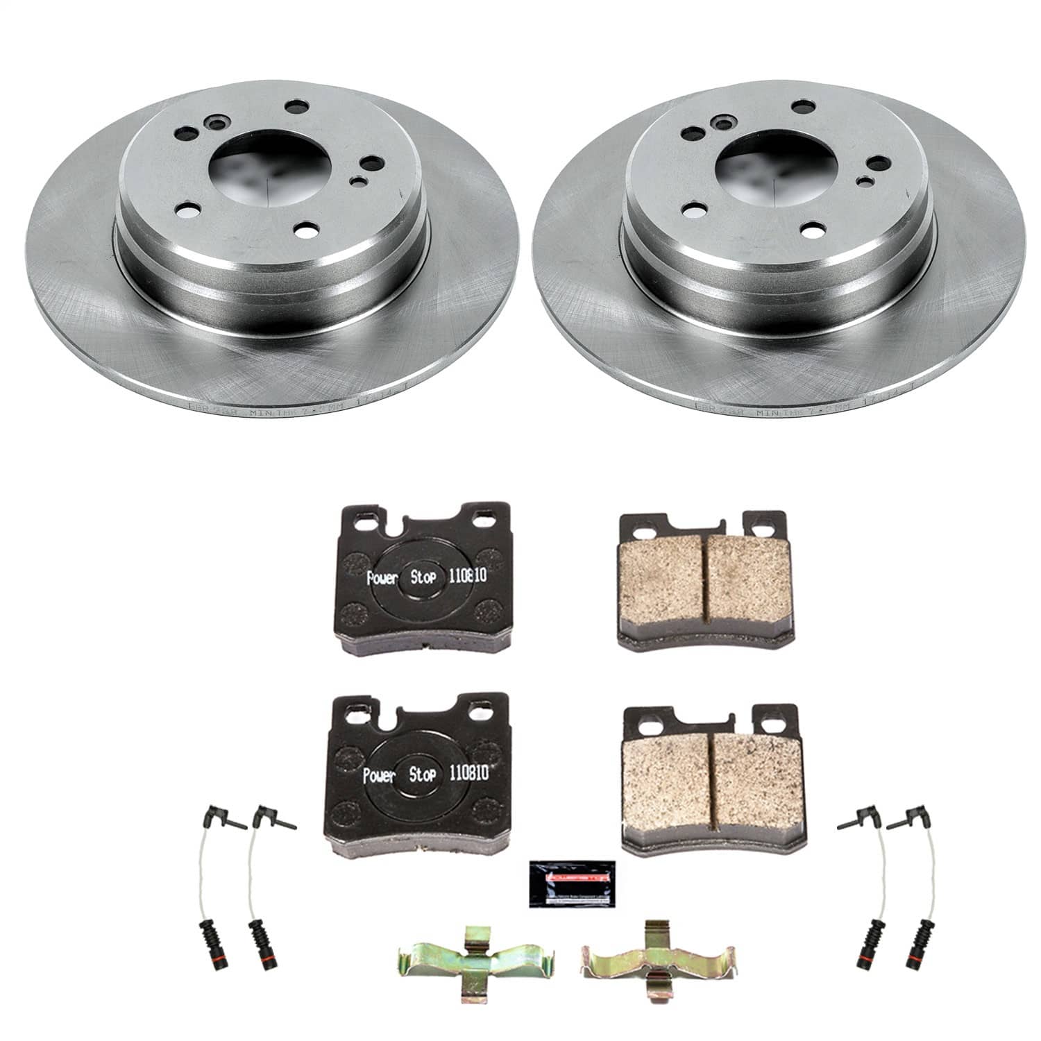 Power Stop - KOE6333 - Rear - Disc Brake Pad and Rotor Kit