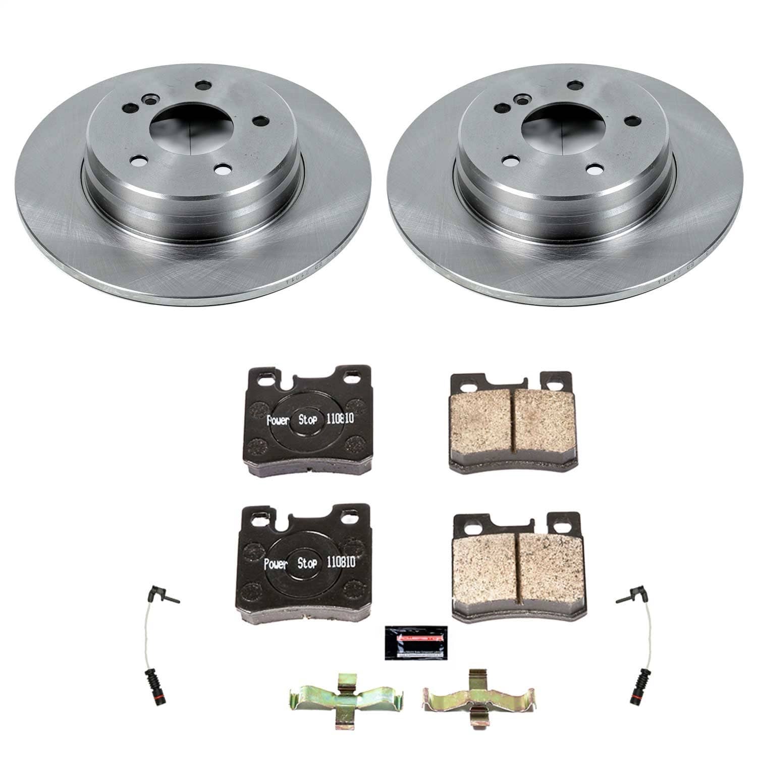 Power Stop - KOE6340 - Rear - Disc Brake Pad and Rotor Kit