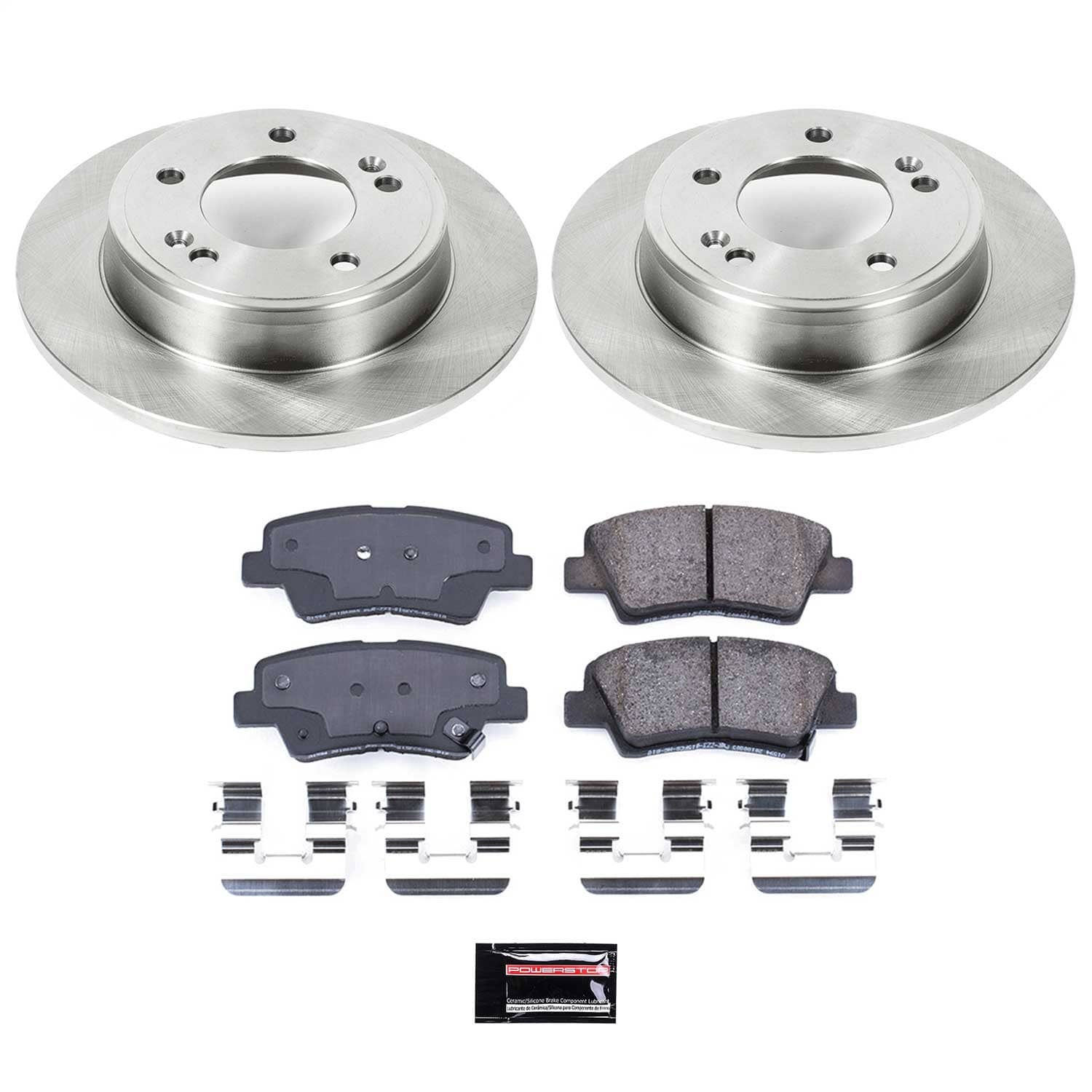 Power Stop - KOE6502 - Rear - Disc Brake Pad and Rotor Kit