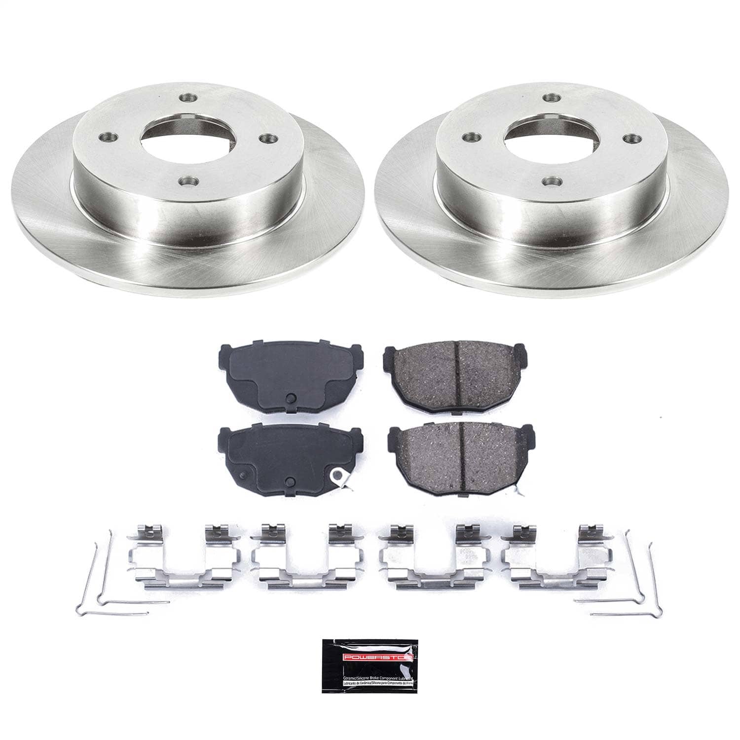 Power Stop - KOE659 - Rear - Disc Brake Pad and Rotor Kit