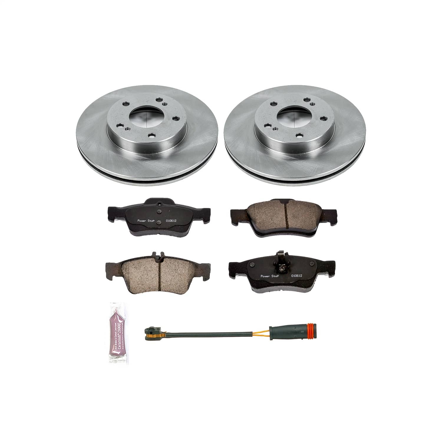 Power Stop - KOE6601 - Front - Disc Brake Pad and Rotor Kit