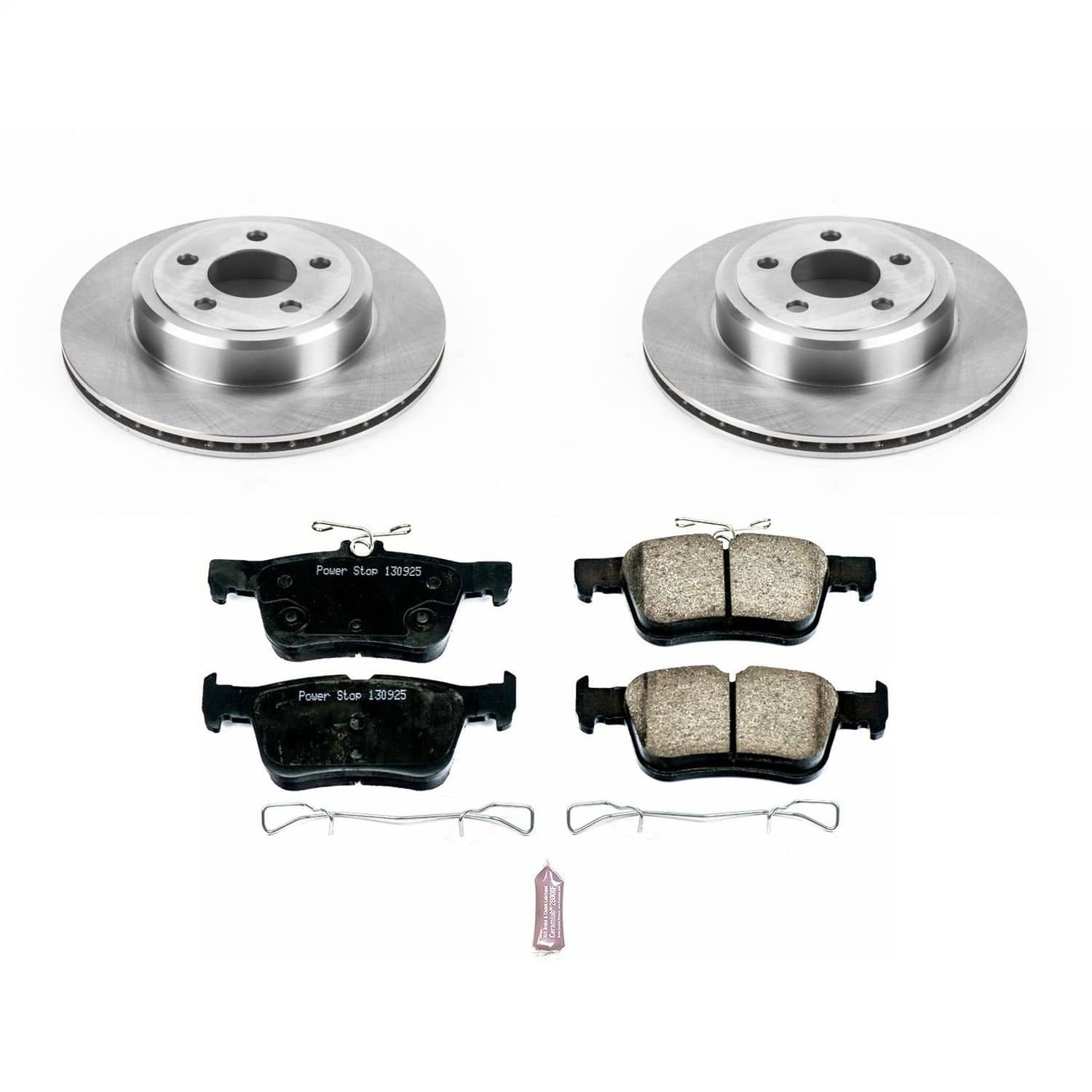 Power Stop - KOE6817 - Rear - Disc Brake Pad and Rotor Kit
