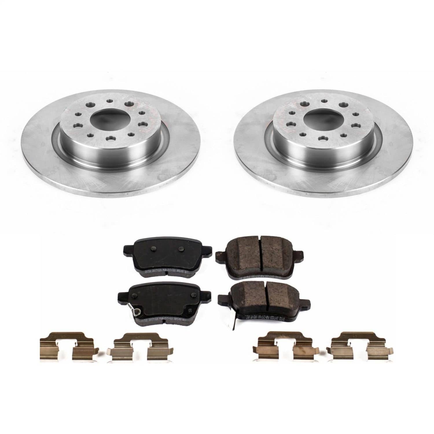 Power Stop - KOE6838 - Rear - Disc Brake Pad and Rotor Kit