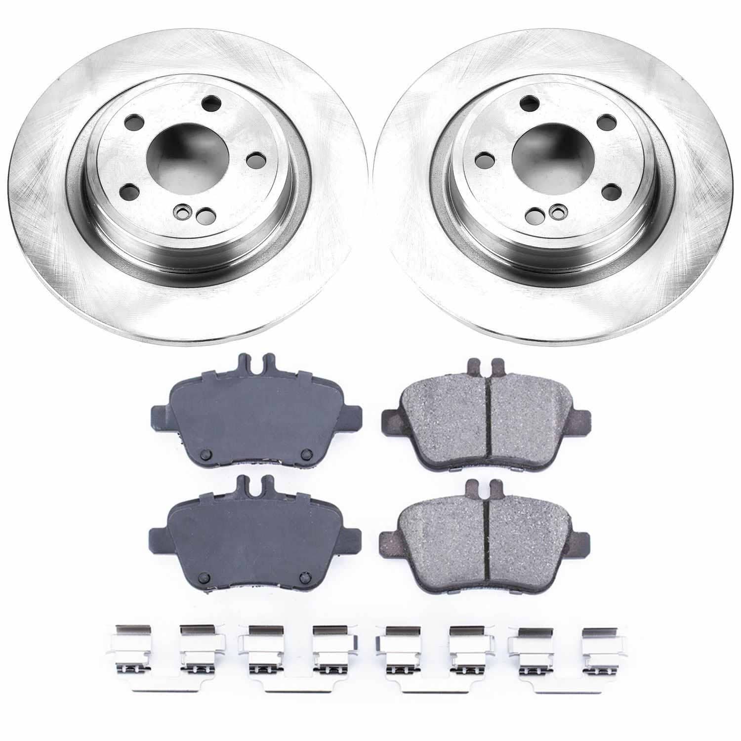 Power Stop - KOE6894 - Rear - Disc Brake Pad and Rotor Kit