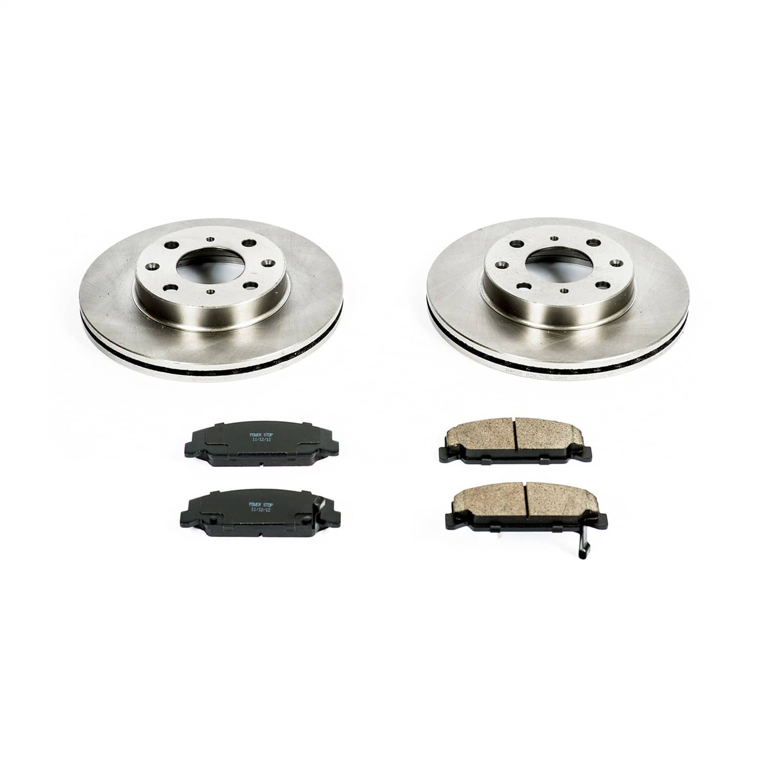 Power Stop - KOE699 - Front - Disc Brake Pad and Rotor Kit
