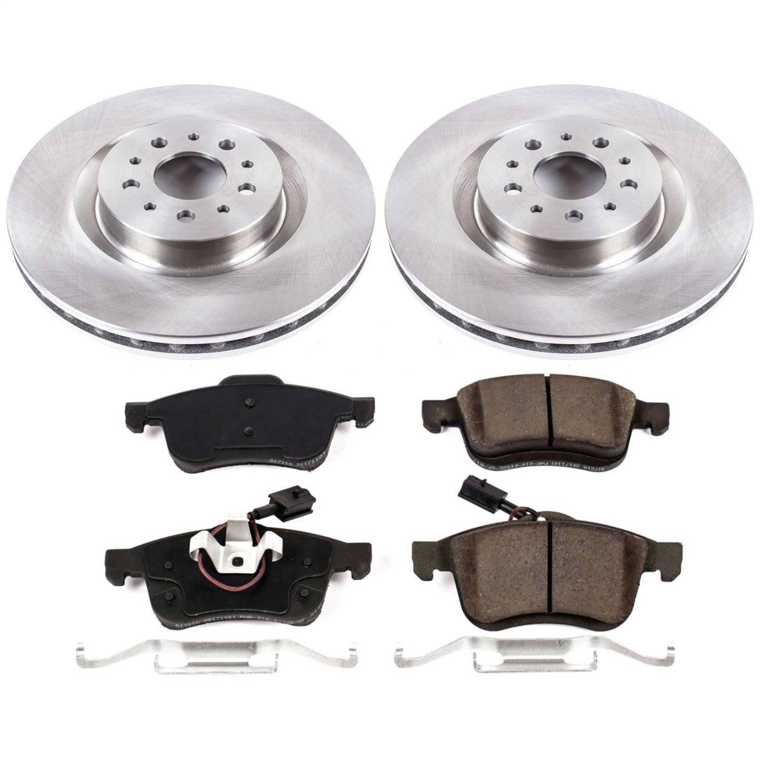 Power Stop - KOE7302 - Front - Disc Brake Pad and Rotor Kit