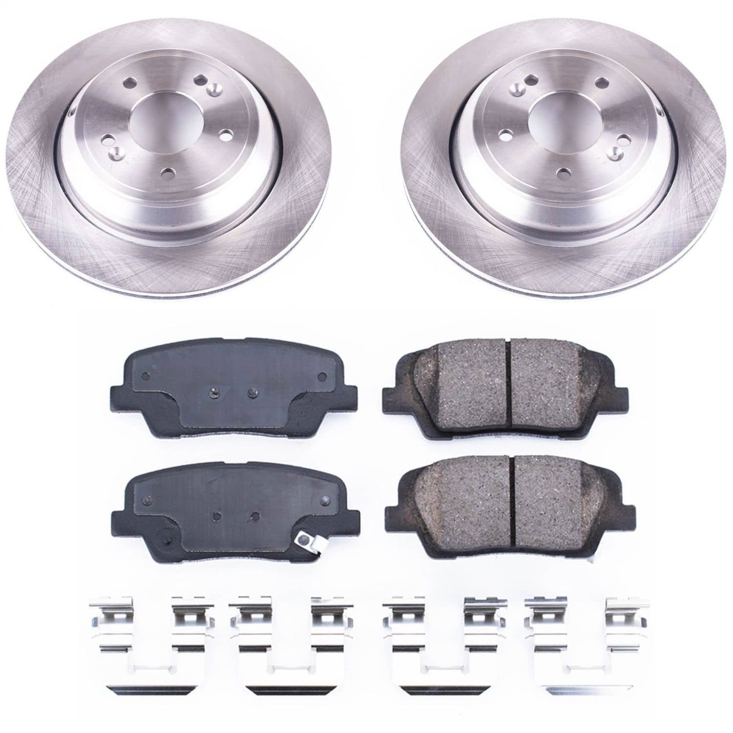 Power Stop - KOE7341 - Rear - Disc Brake Pad and Rotor Kit