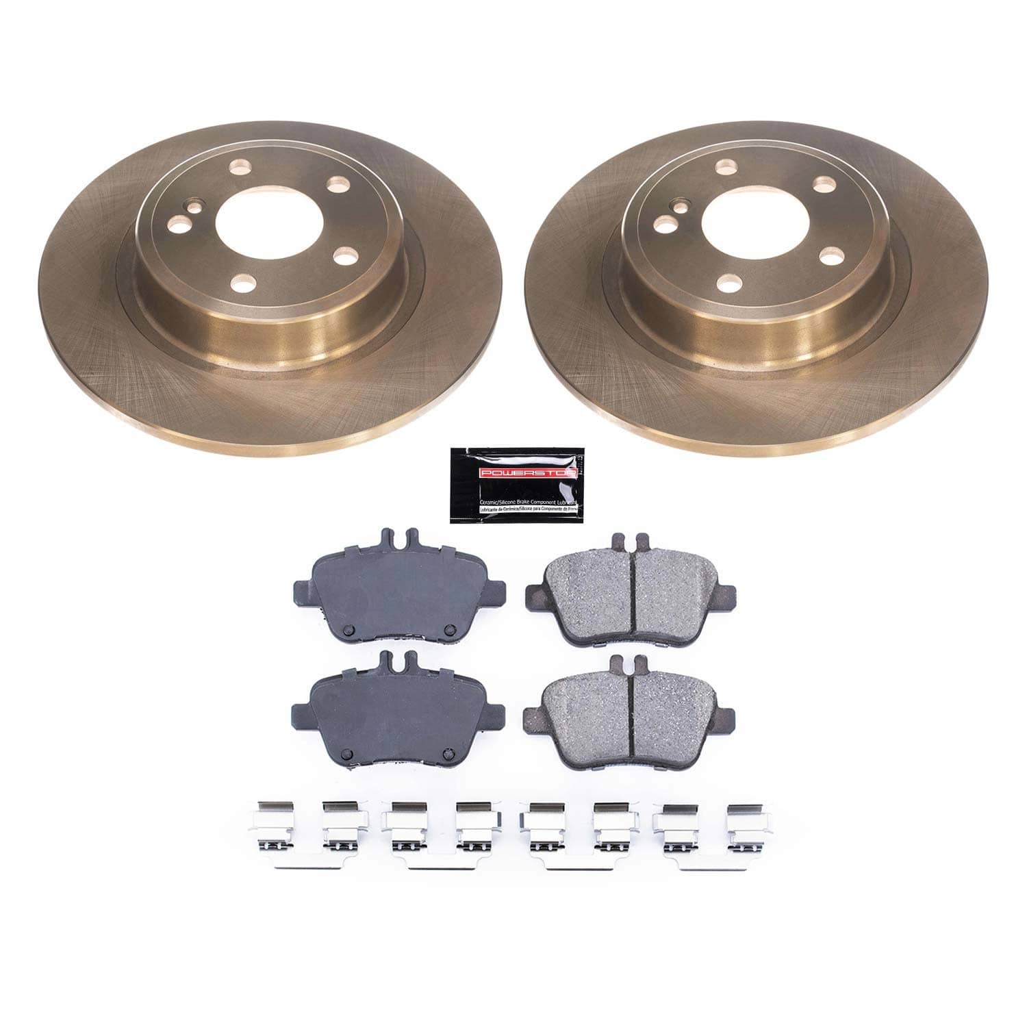 Power Stop - KOE7377 - Rear - Disc Brake Pad and Rotor Kit